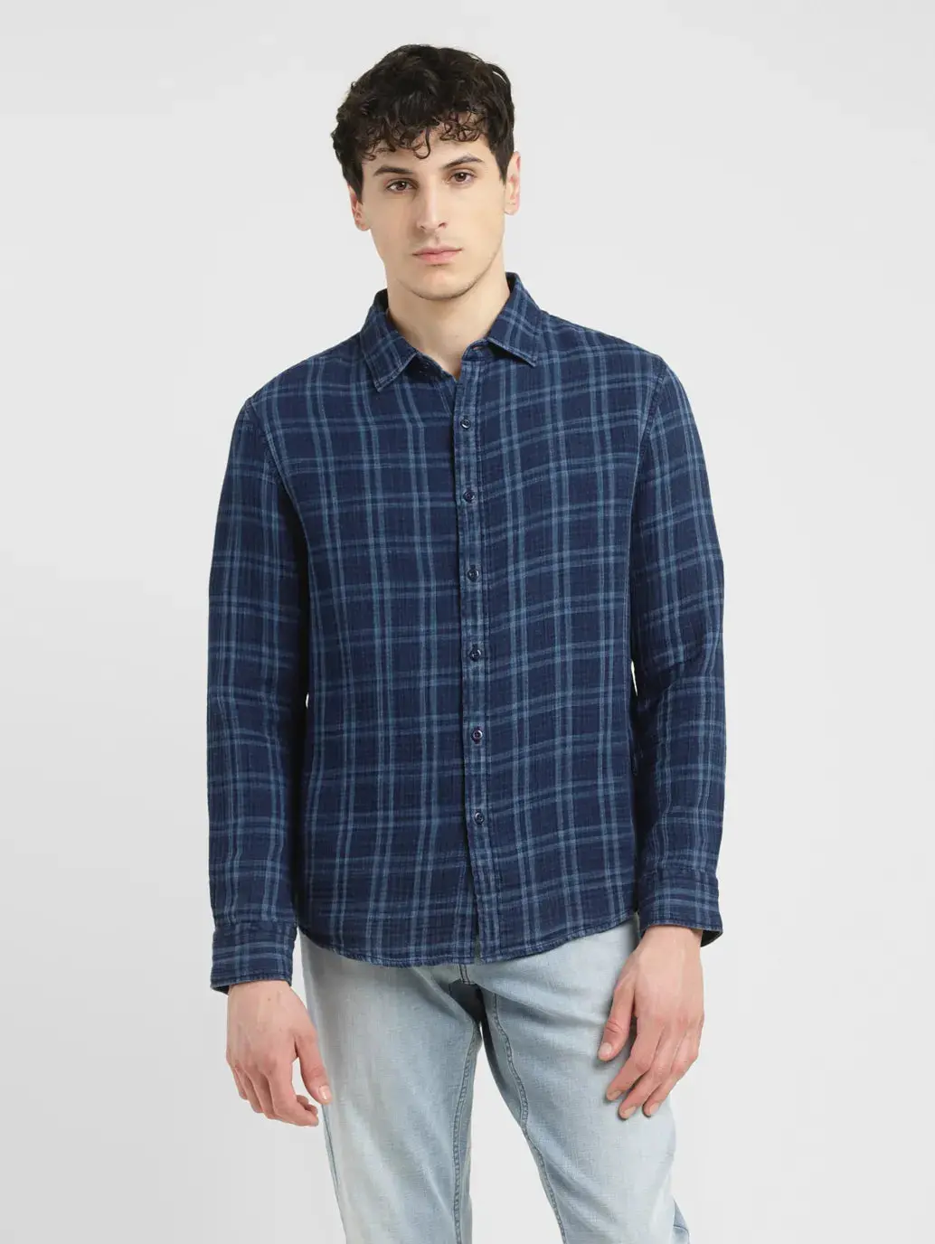 Men's Checkered Slim Fit Shirt 2