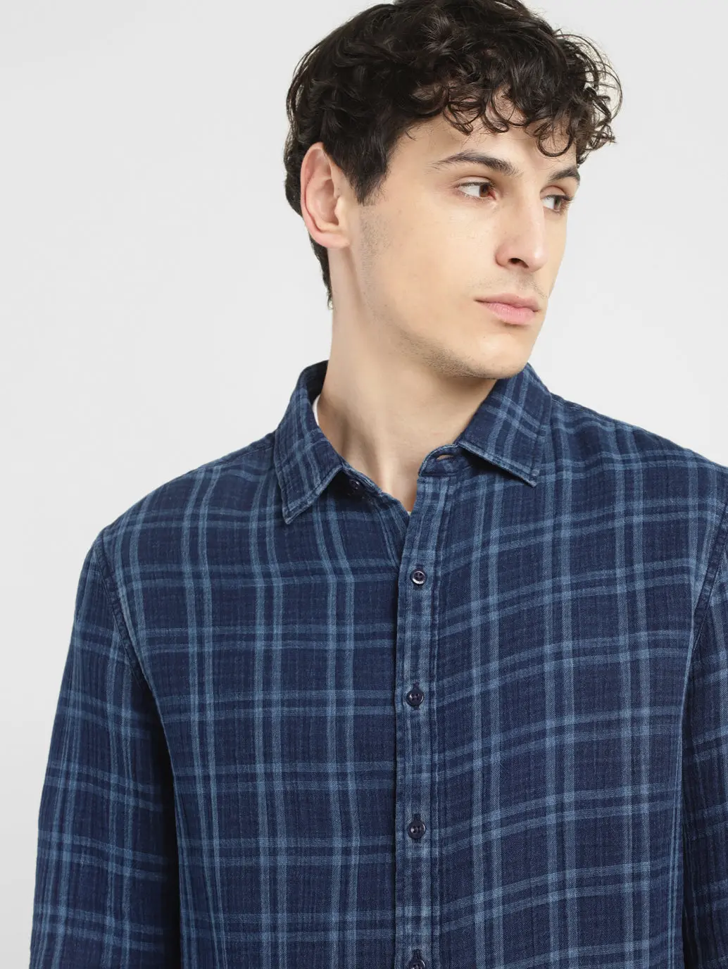 Men's Checkered Slim Fit Shirt 4