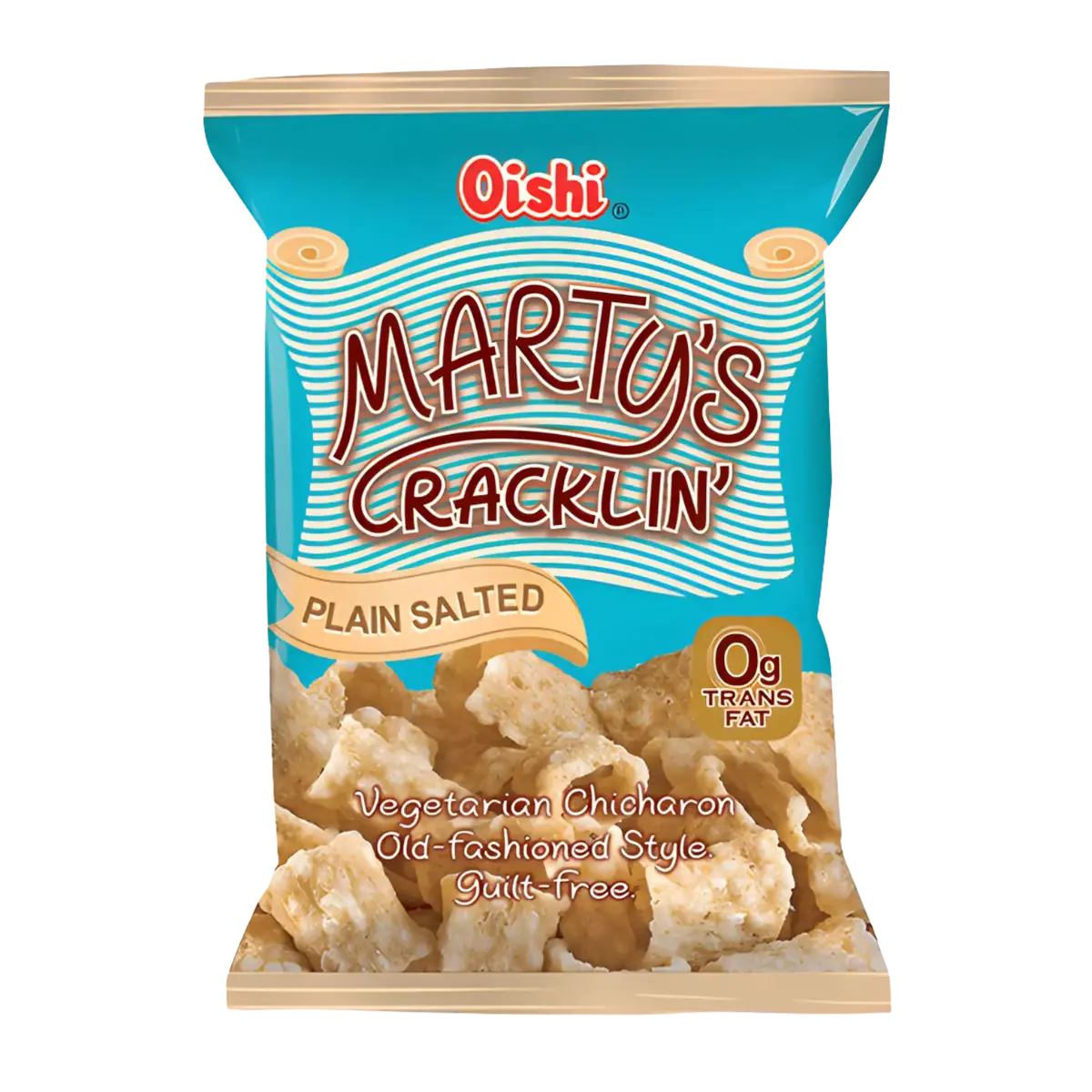 Oishi Marty's Crackling Plain Salted Flavour 90G 1