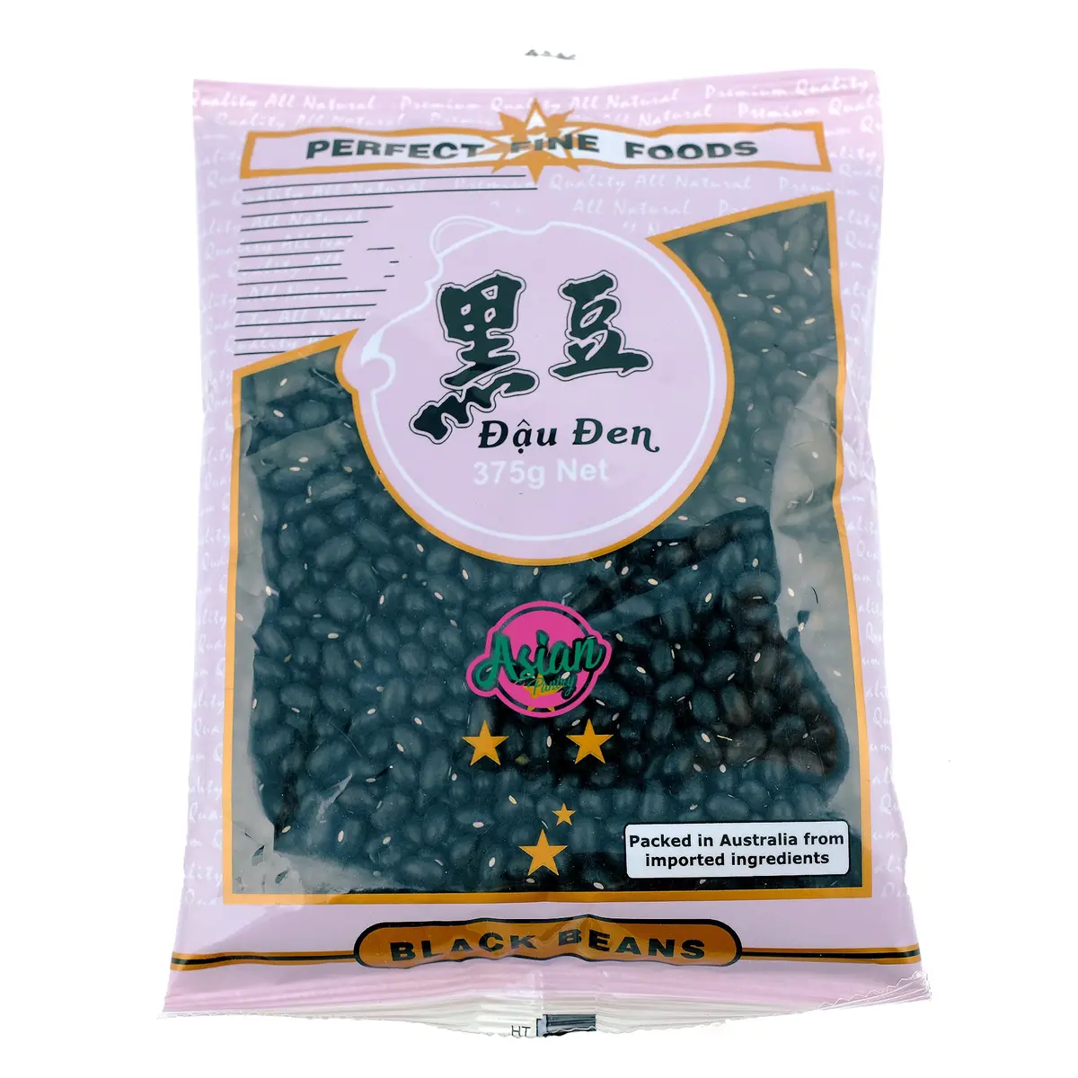 Perfect Fine Foods Black Beans 375G 1