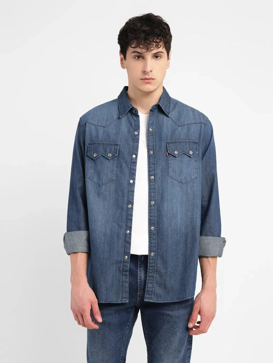 Men's Solid Slim Fit Shirt 1