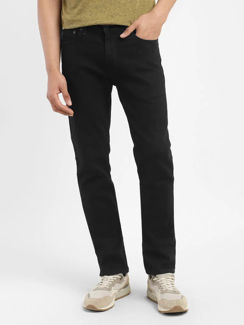 Men's 511 Black Slim Fit Mid Rise Jeans 2