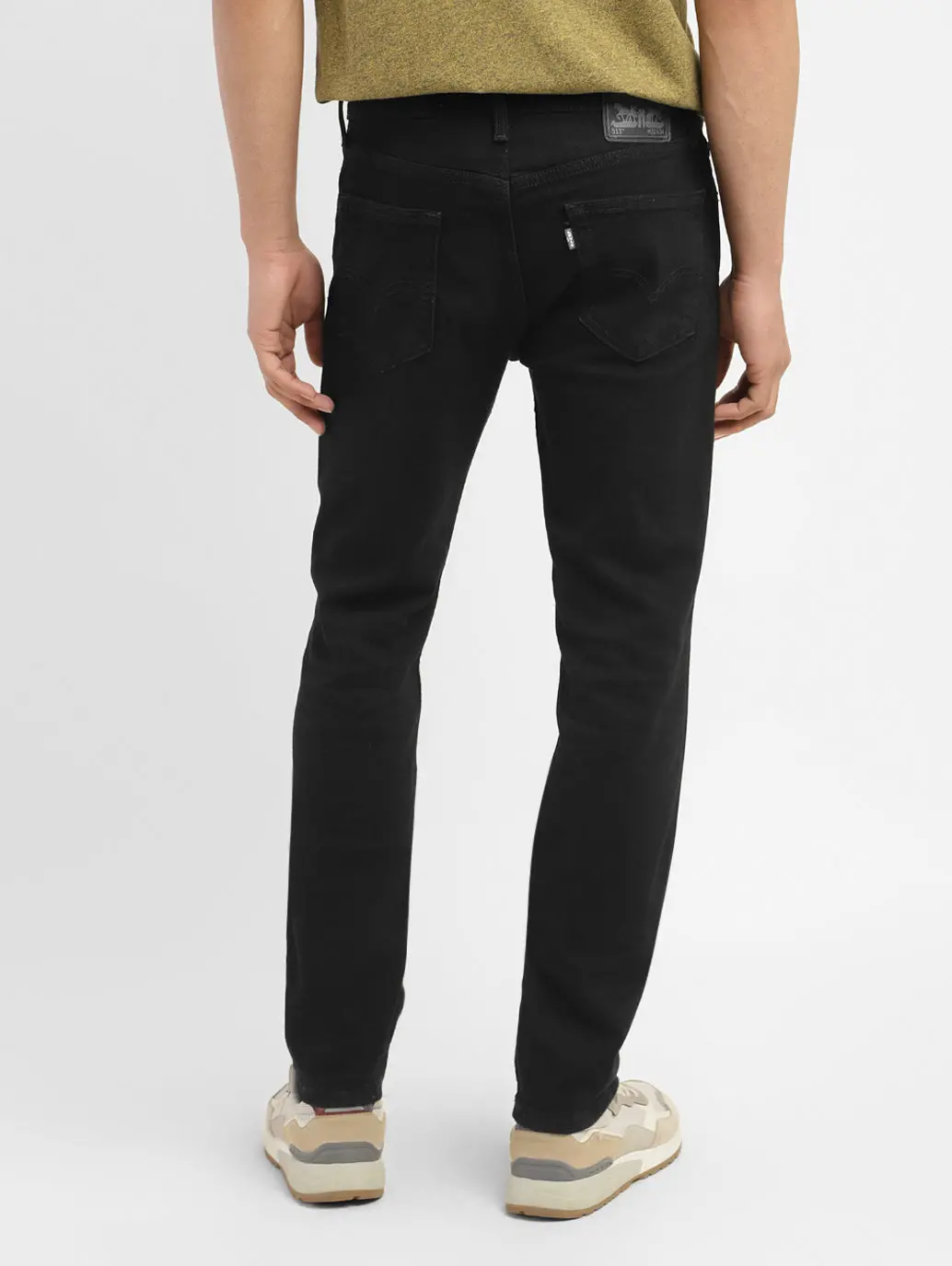 Men's 511 Black Slim Fit Mid Rise Jeans 3