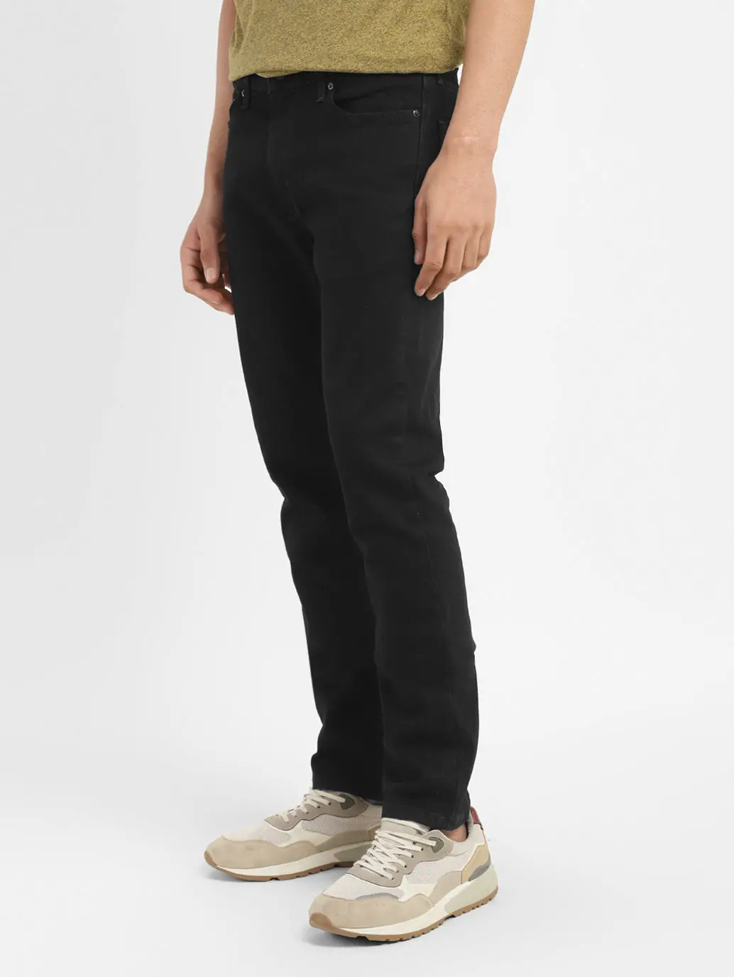 Men's 511 Black Slim Fit Mid Rise Jeans 5