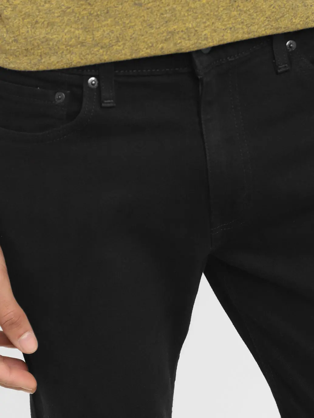 Men's 511 Black Slim Fit Mid Rise Jeans 7