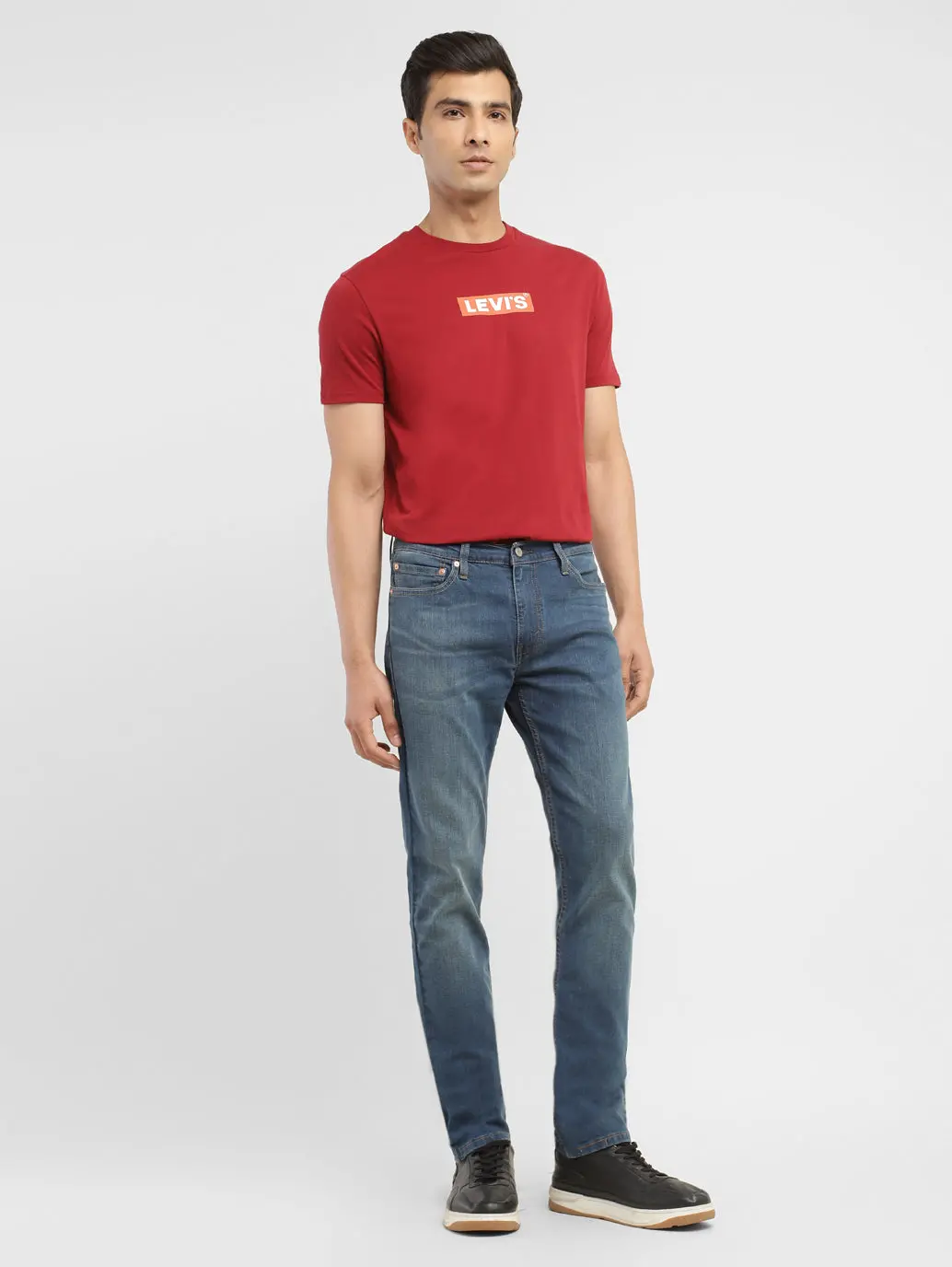 Men's 511 Blue Slim Fit Mid Rise Jeans 1