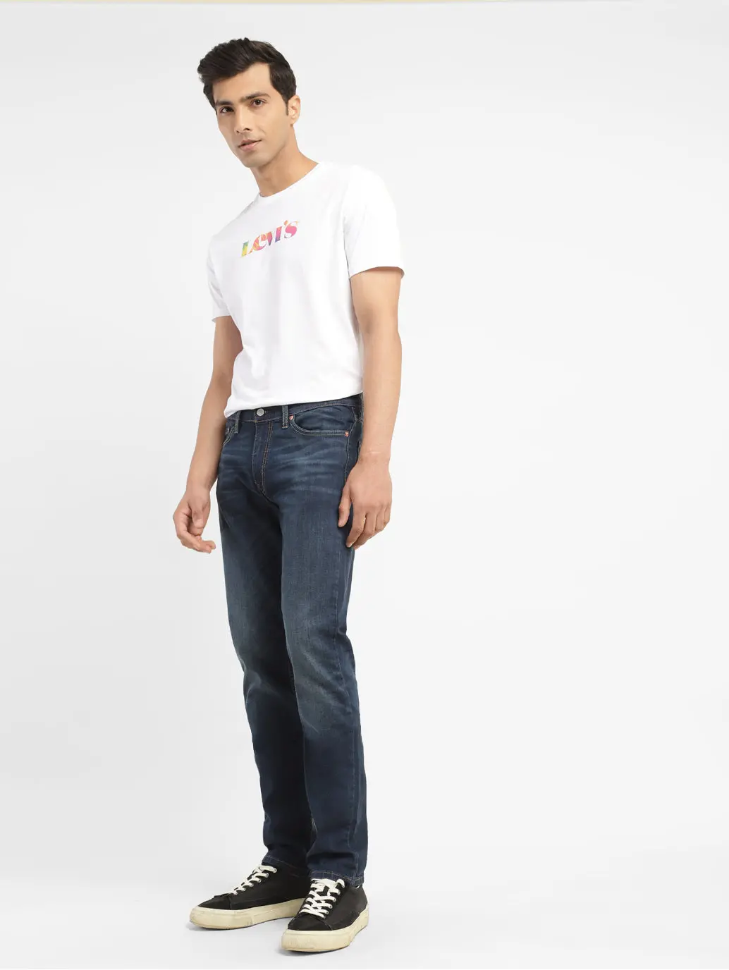 Men's 511 Blue Slim Fit Mid Rise Jeans 1