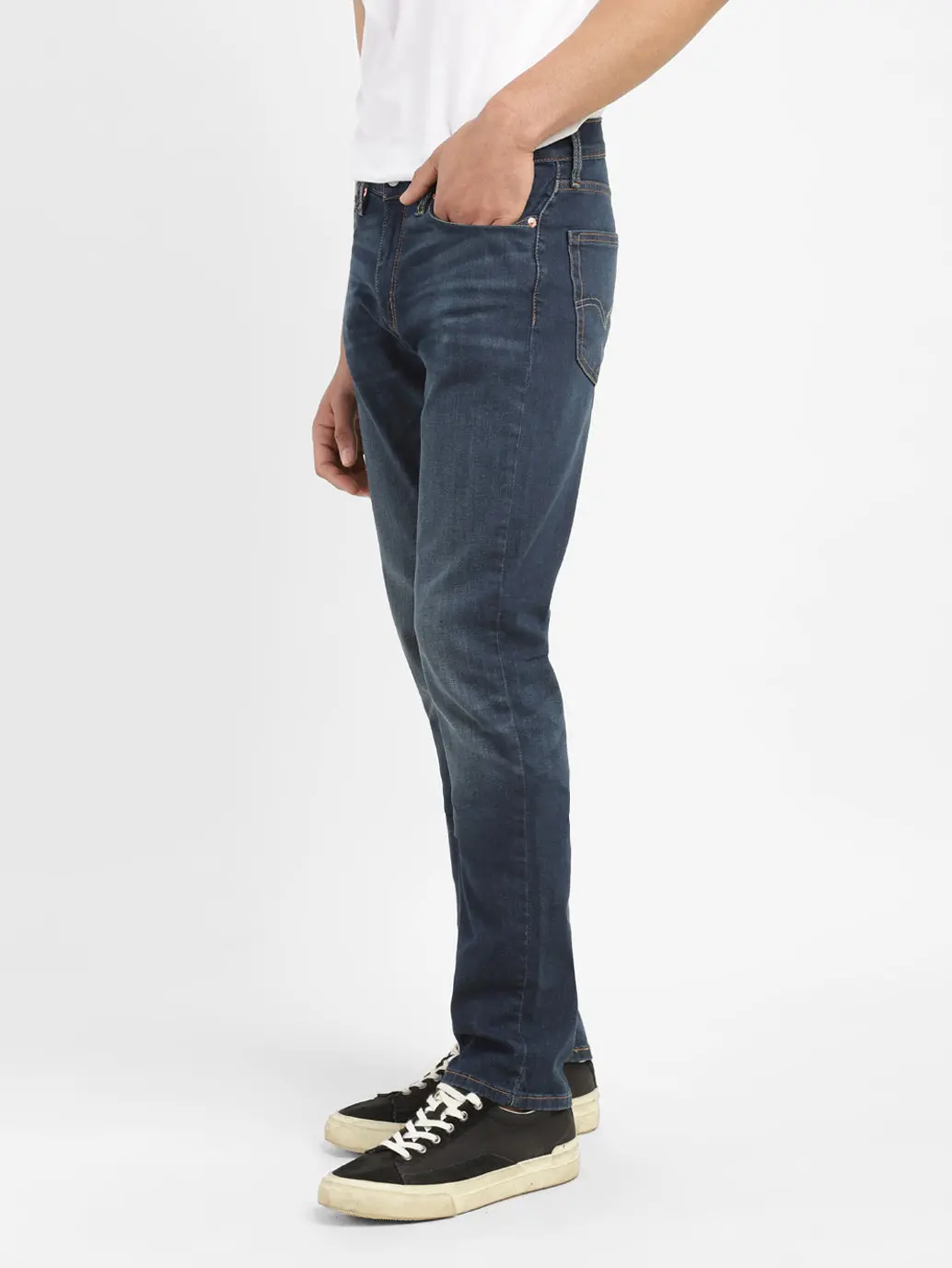 Men's 511 Blue Slim Fit Mid Rise Jeans 5