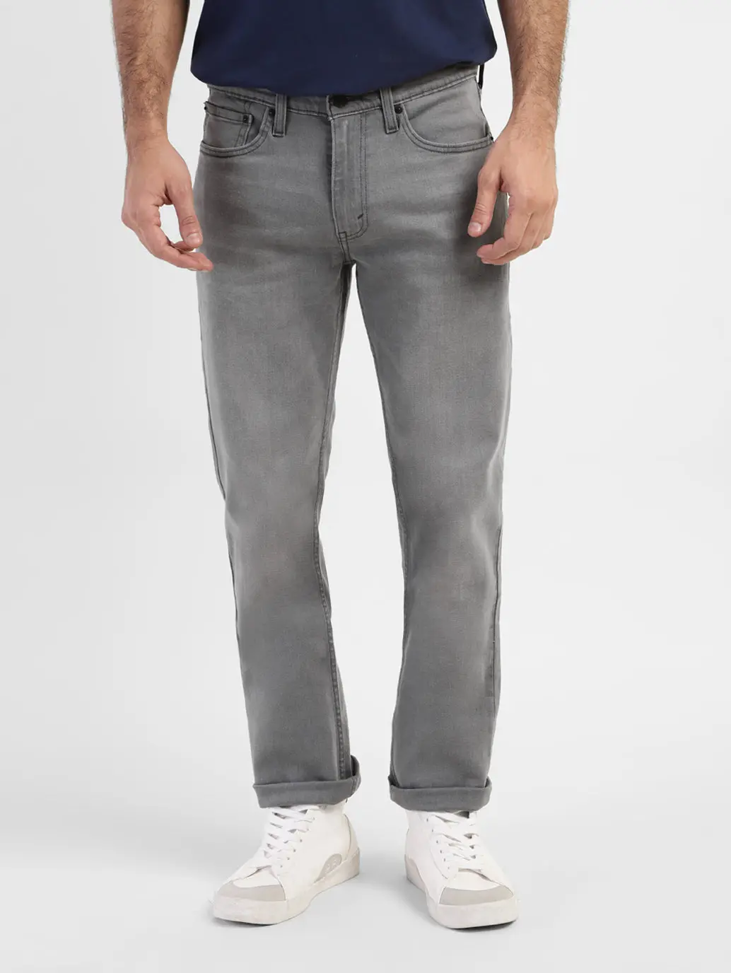 Men's 511 Grey Slim Fit Mid Rise Jeans 2