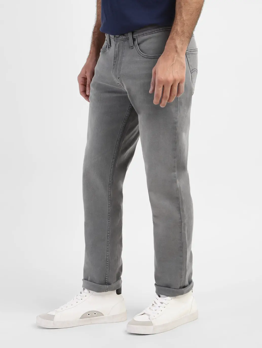 Men's 511 Grey Slim Fit Mid Rise Jeans 5