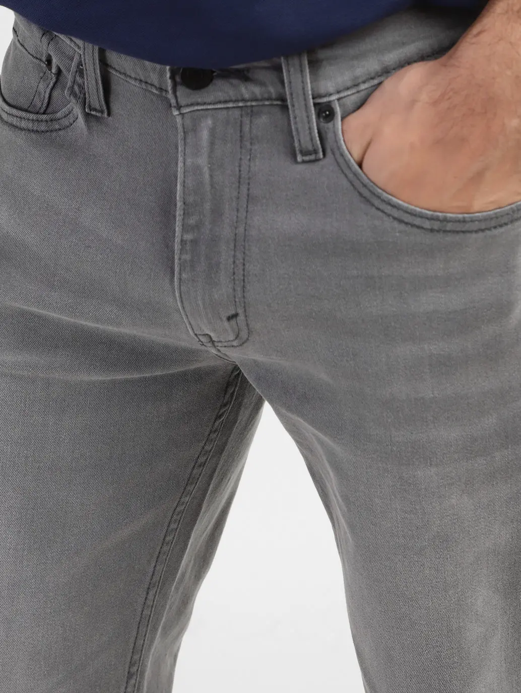 Men's 511 Grey Slim Fit Mid Rise Jeans 7