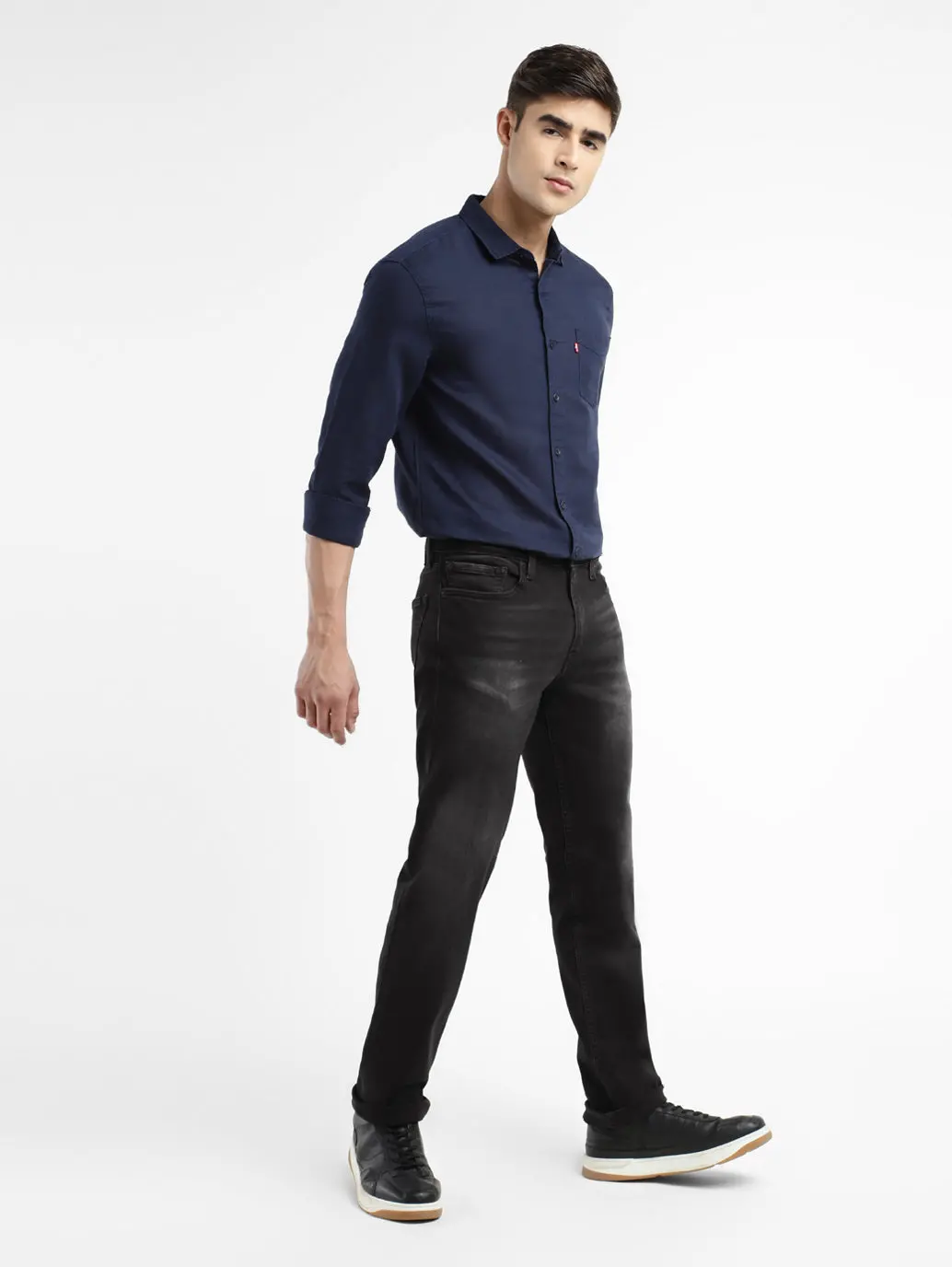 Men's 511 Black Slim Fit Mid Rise Jeans 1