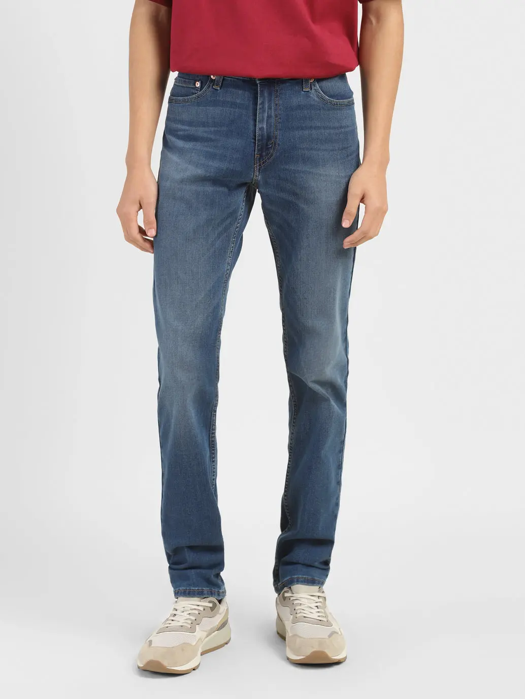Men's 511 Blue Slim Fit Mid Rise Jeans 2