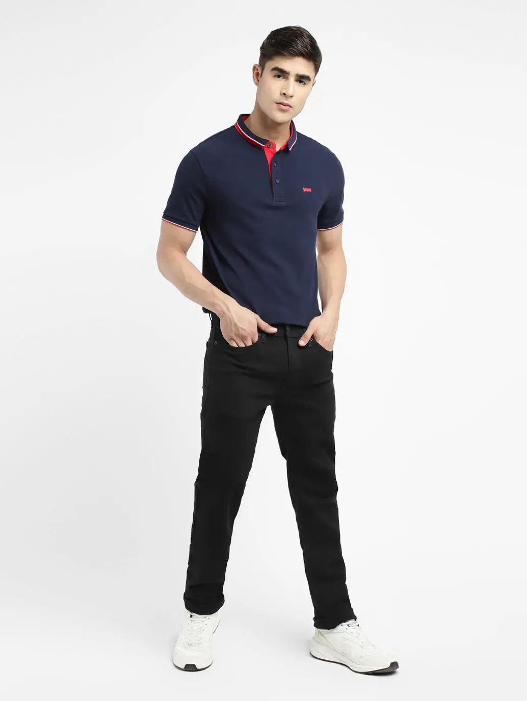 Men's 511 Black Slim Fit Mid Rise Jeans 1