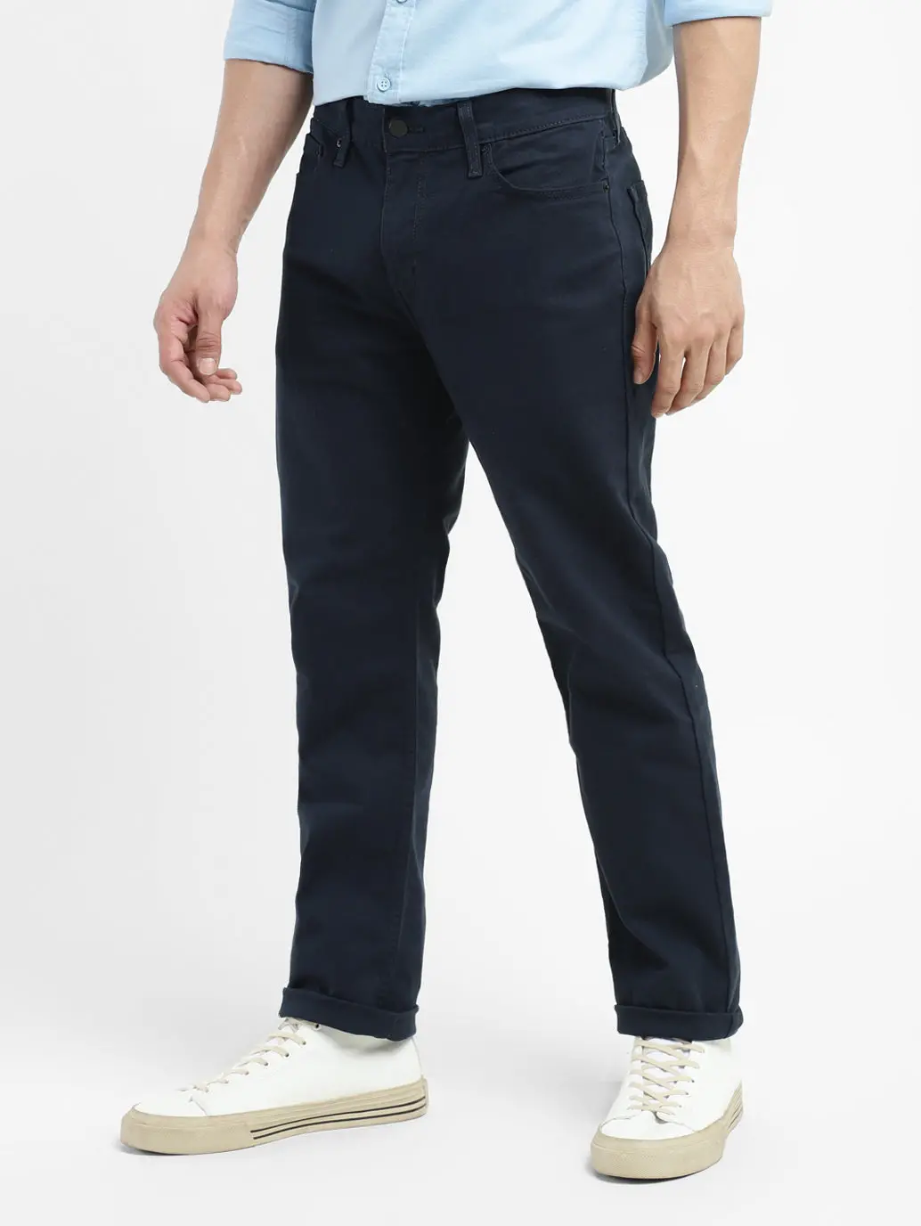 Men's 511 Blue Slim Fit Mid Rise Jeans 5