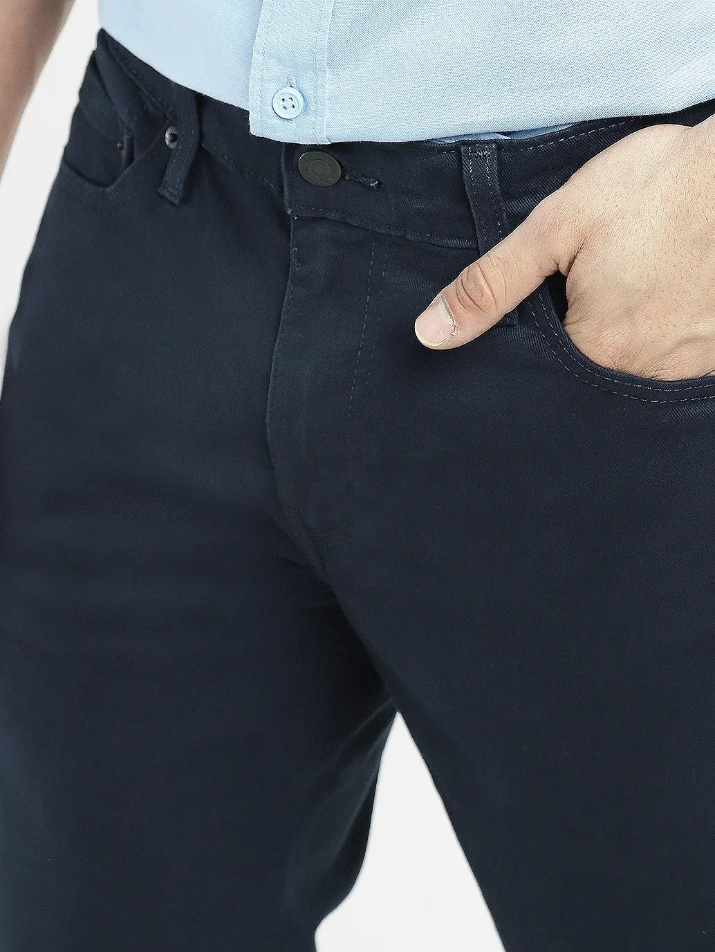 Men's 511 Blue Slim Fit Mid Rise Jeans 7