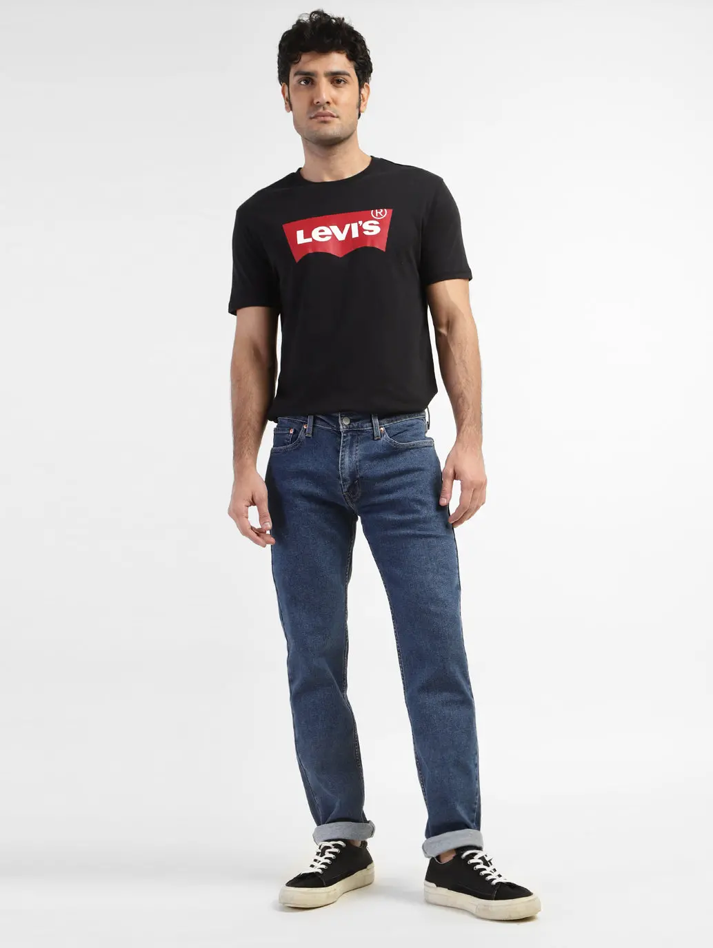 Men's 511 Blue Slim Fit Mid Rise Jeans 1