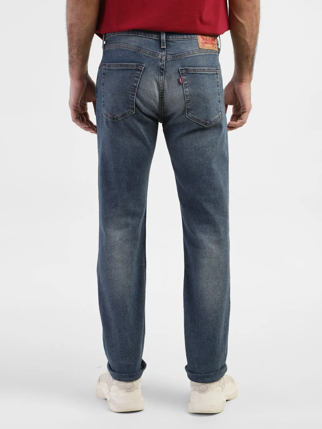 Men's 511 Blue Slim Fit Mid Rise Jeans 3