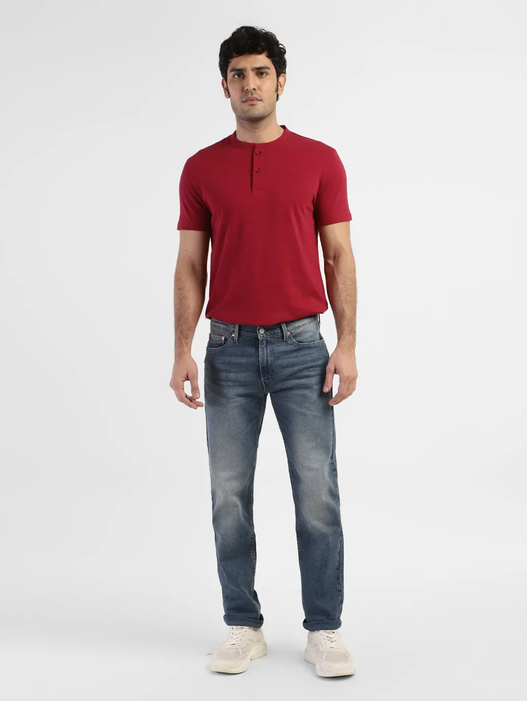 Men's 511 Blue Slim Fit Mid Rise Jeans 6