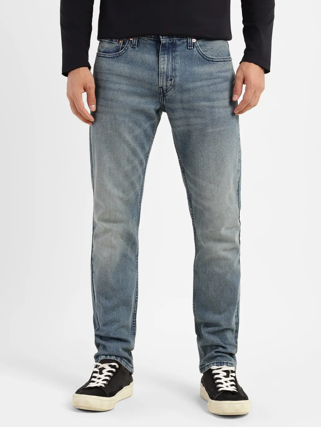 Men's 511 Blue Slim Fit Mid Rise Jeans 2