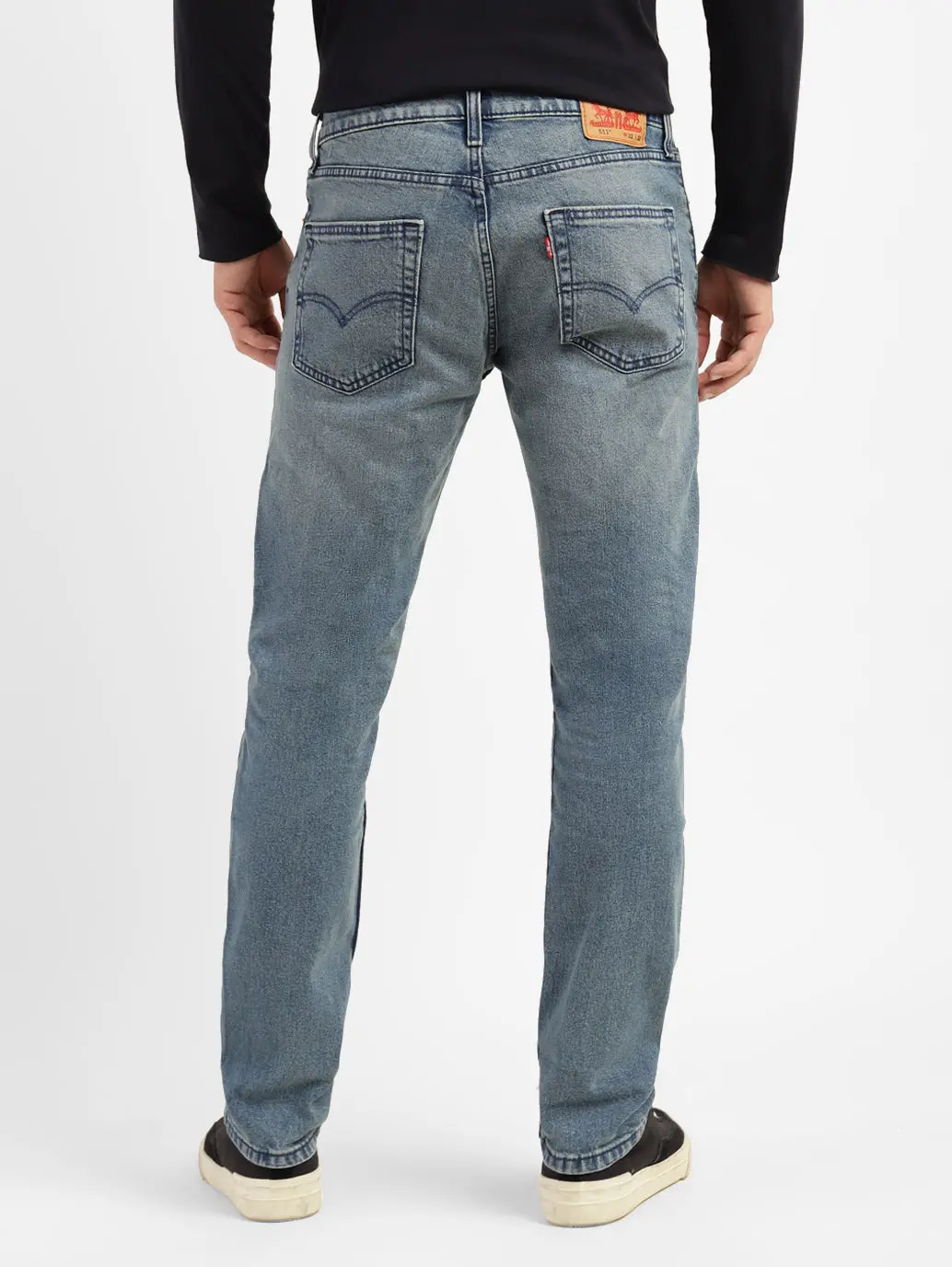 Men's 511 Blue Slim Fit Mid Rise Jeans 3
