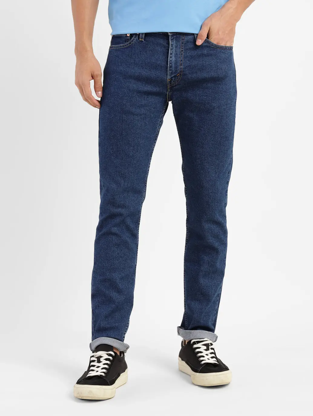 Men's 511 Blue Slim Fit Mid Rise Jeans 2