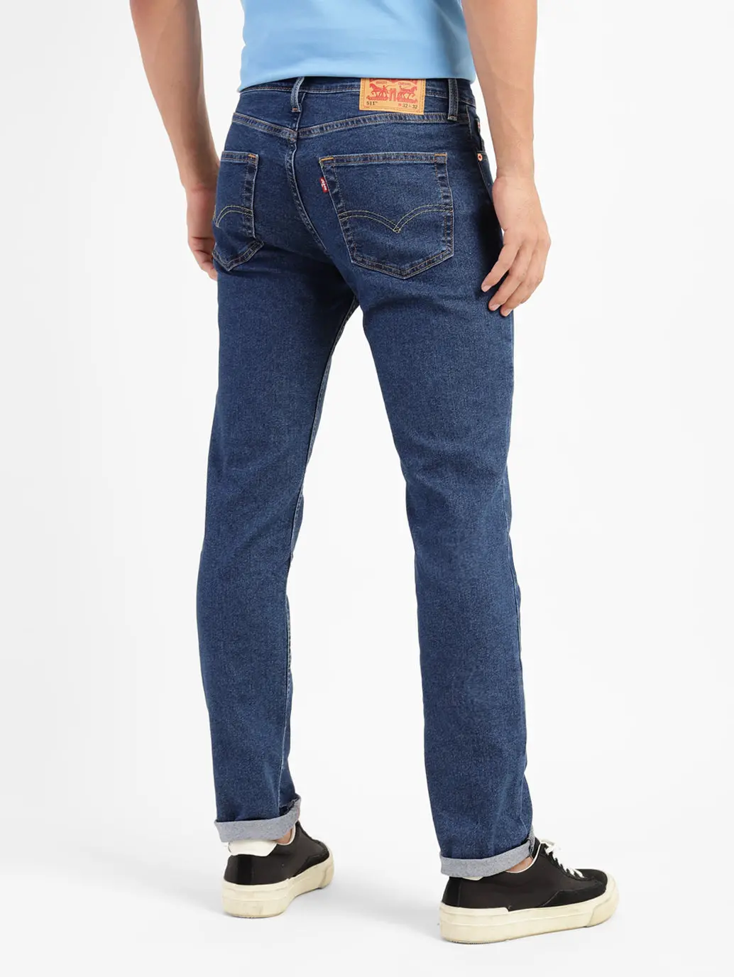 Men's 511 Blue Slim Fit Mid Rise Jeans 3