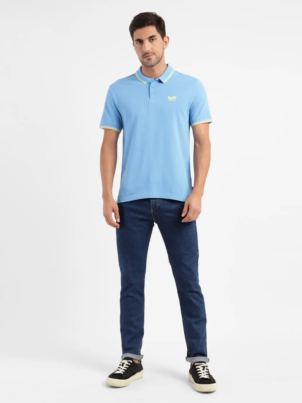 Men's 511 Blue Slim Fit Mid Rise Jeans 8