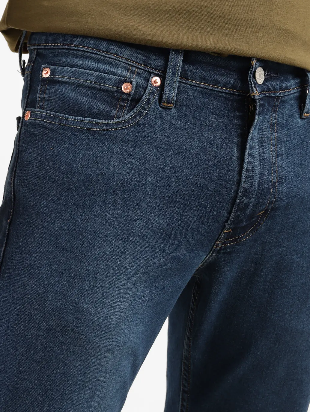 Men's 511 Blue Slim Fit Mid Rise Jeans 7