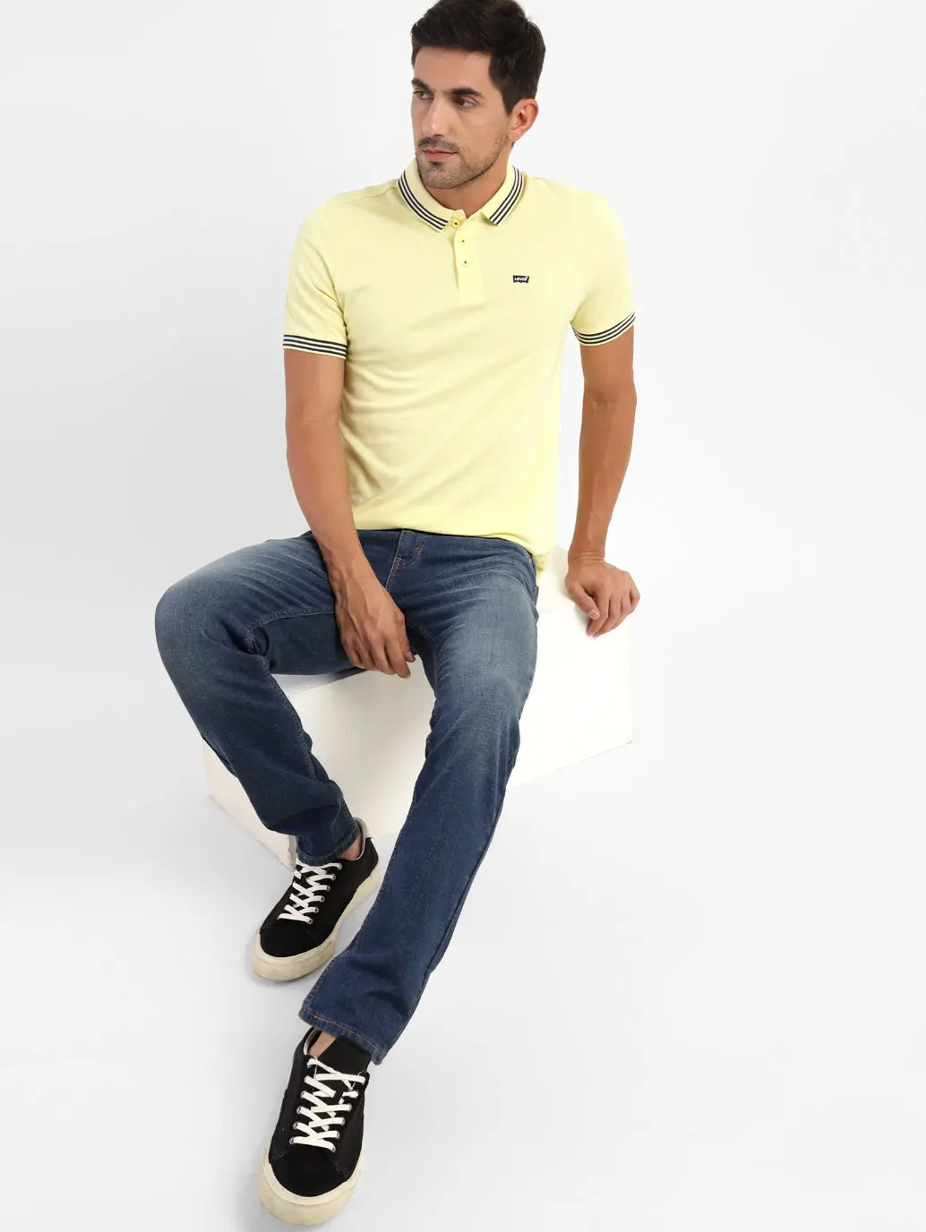 Men's 511 Blue Slim Fit Mid Rise Jeans 1