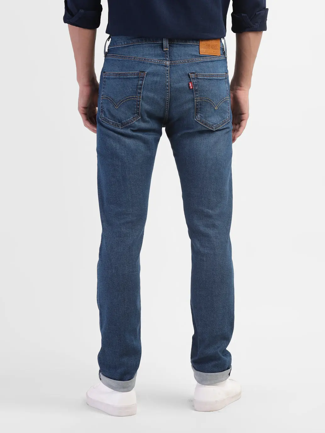 Men's 511 Blue Slim Fit Mid Rise Jeans 3