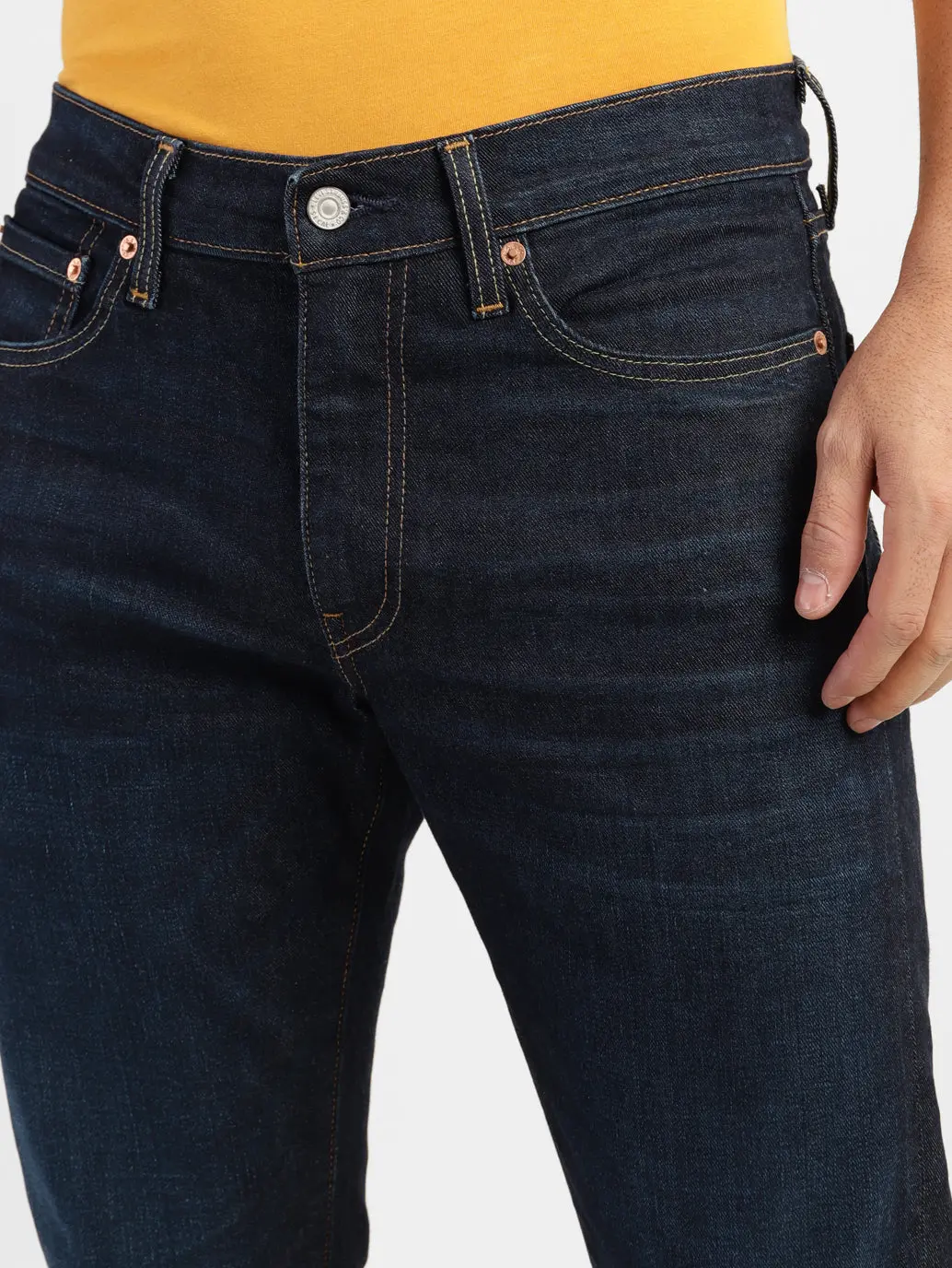 Men's 511 Blue Slim Fit Mid Rise Jeans 6
