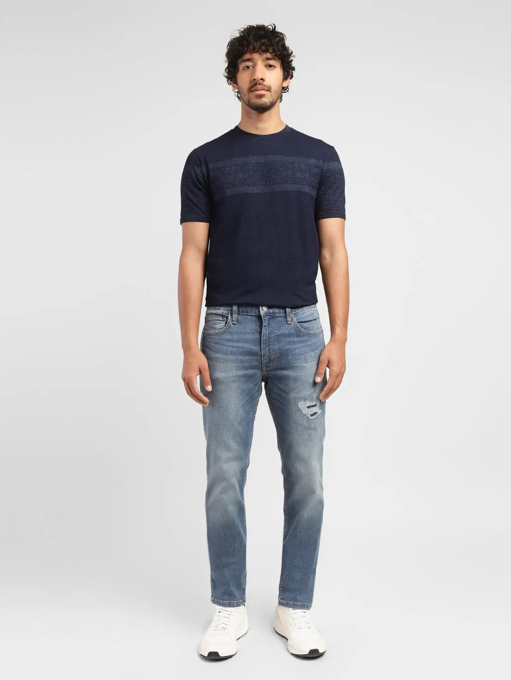 Men's 511 Blue Slim Fit Mid Rise Jeans 6