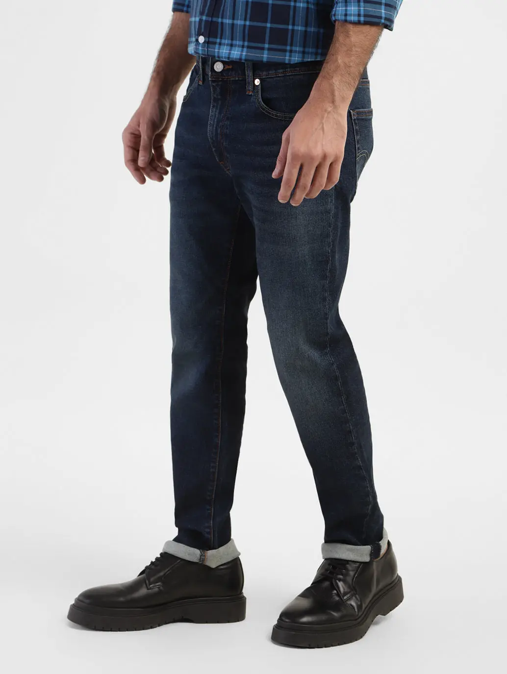 Men's 511 Blue Slim Fit Mid Rise Jeans 5