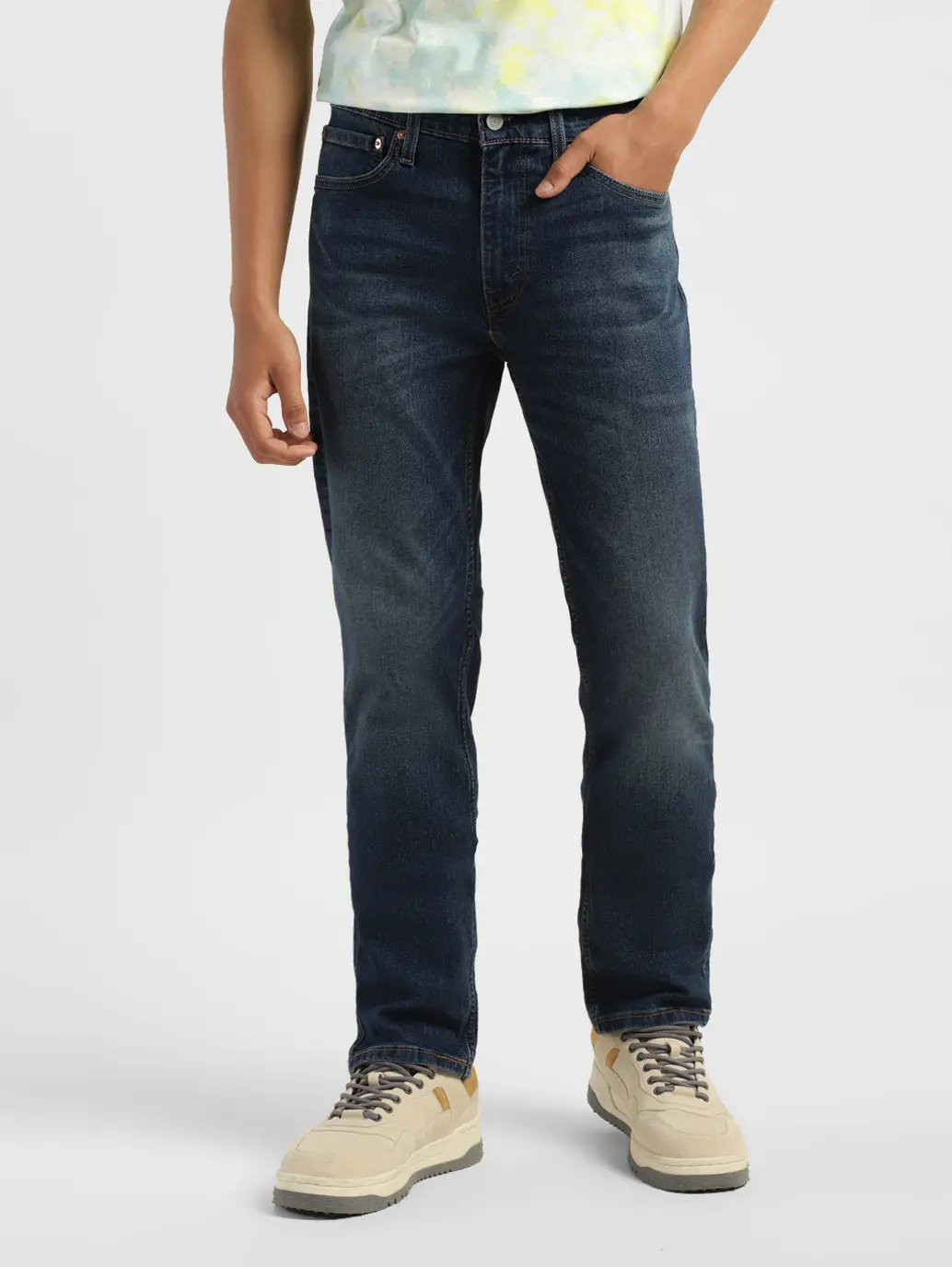 Men's 511 Blue Slim Fit Mid Rise Jeans 1