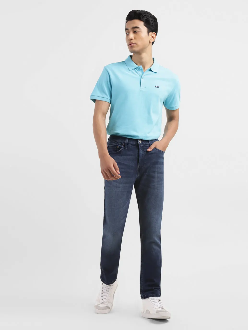 Men's 511 Blue Slim Fit Mid Rise Jeans 1