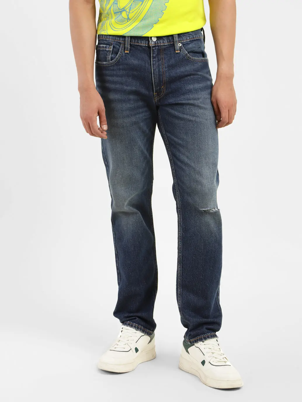 Men's 511 Blue Slim Fit Mid Rise Jeans 1