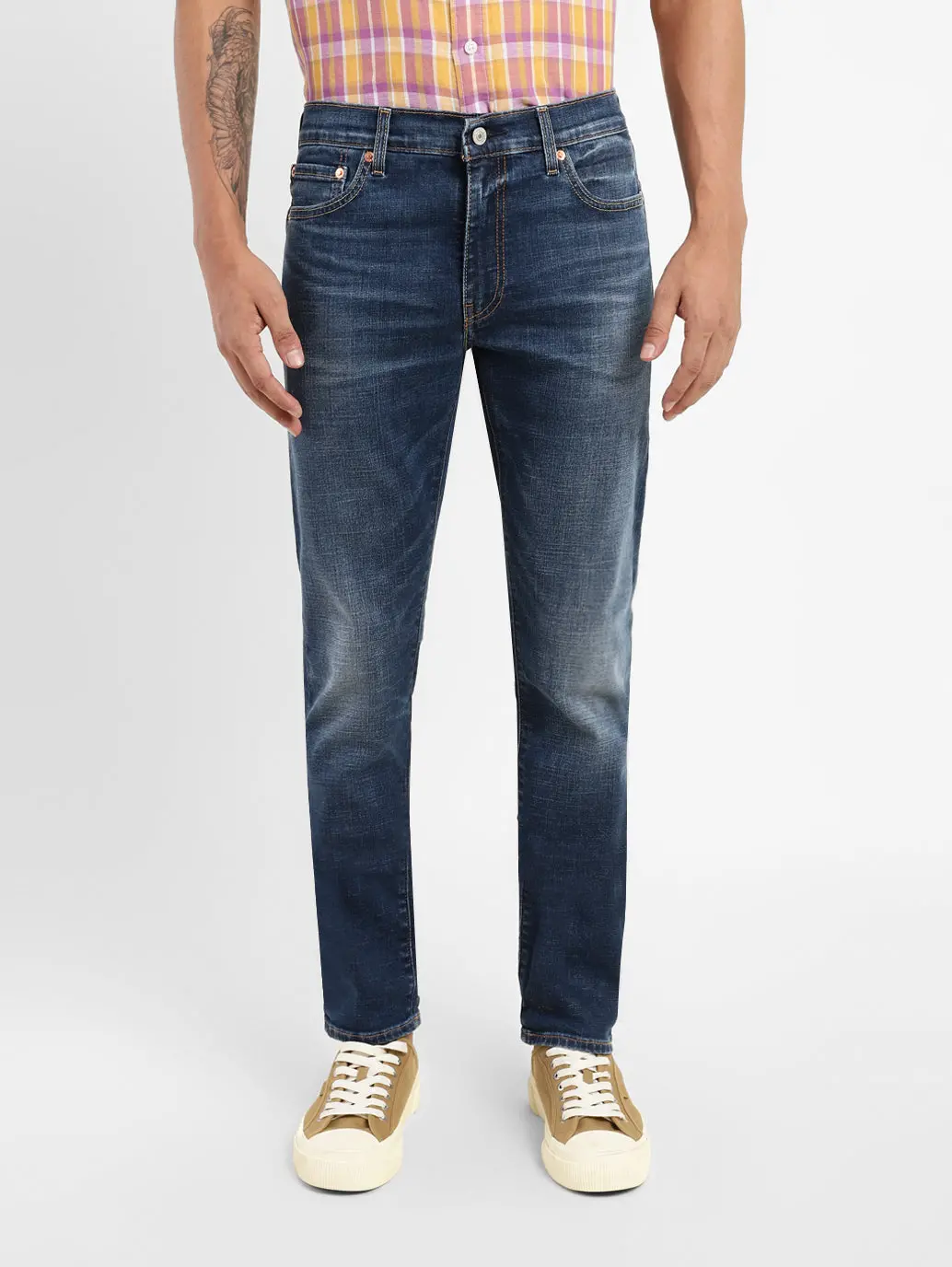 Men's 511 Blue Slim Fit Mid Rise Jeans 1