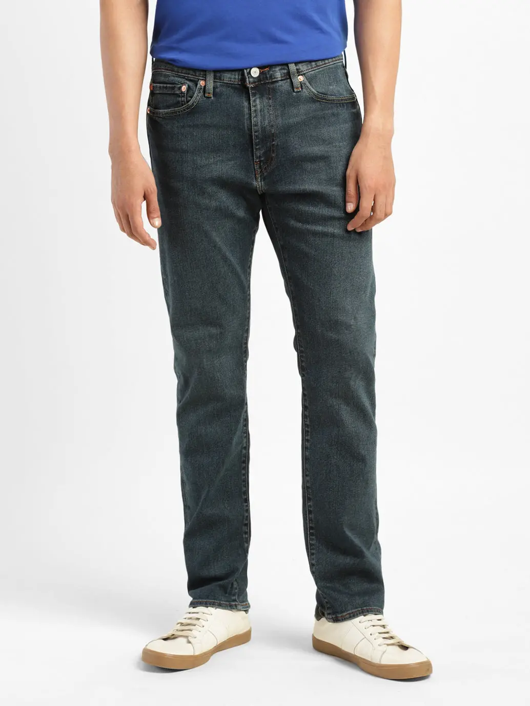 Men's 511 Blue Slim Fit Mid Rise Jeans 1