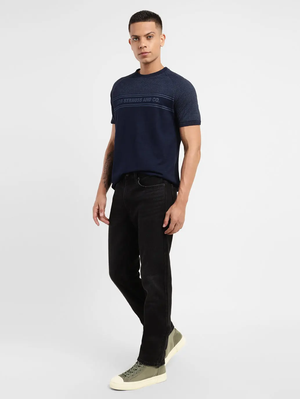 Men's 511 Black Slim Fit Mid Rise Jeans 1