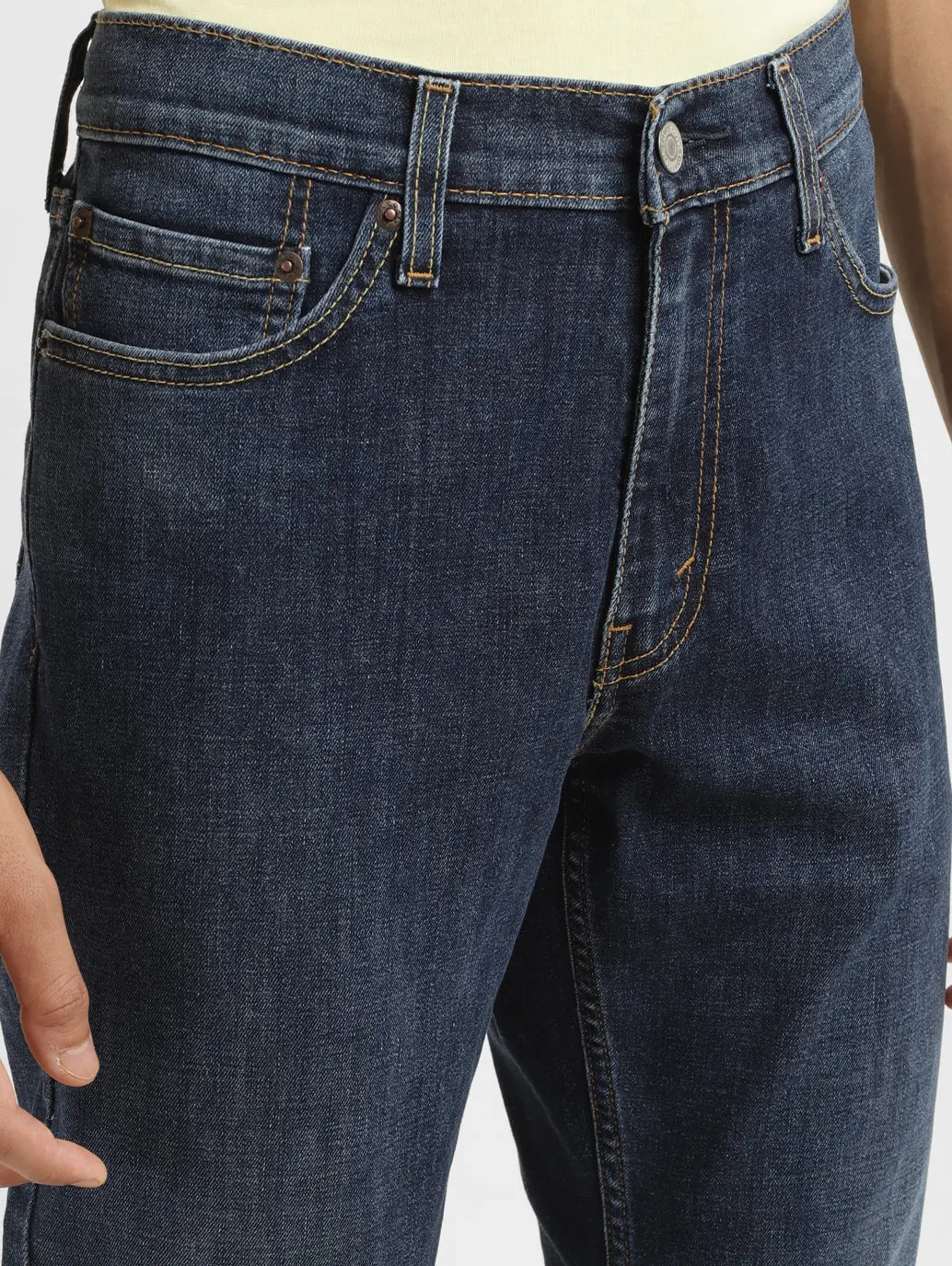Men's 511 Blue Slim Fit Mid Rise Jeans 7