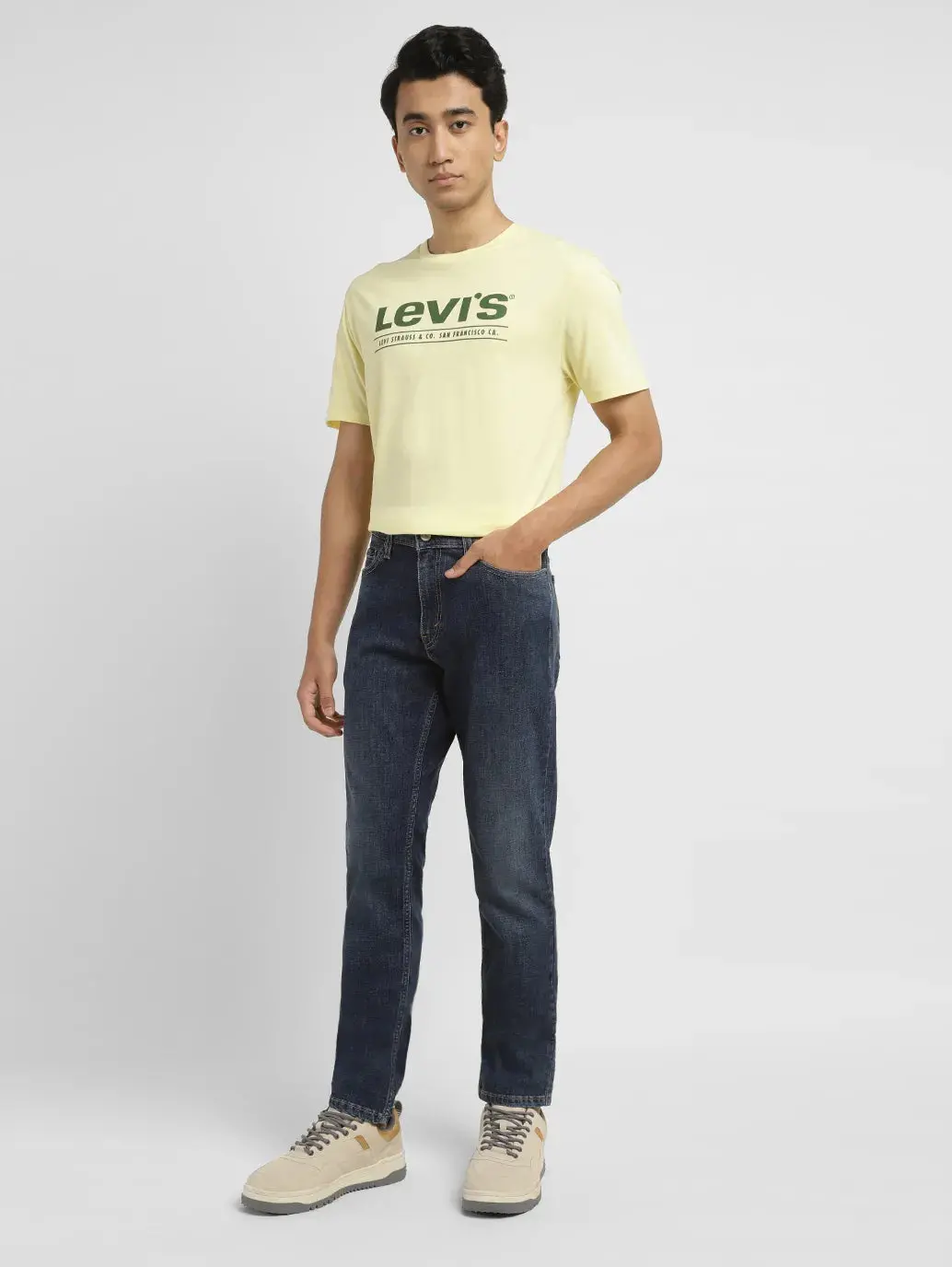 Men's 511 Blue Slim Fit Mid Rise Jeans 7