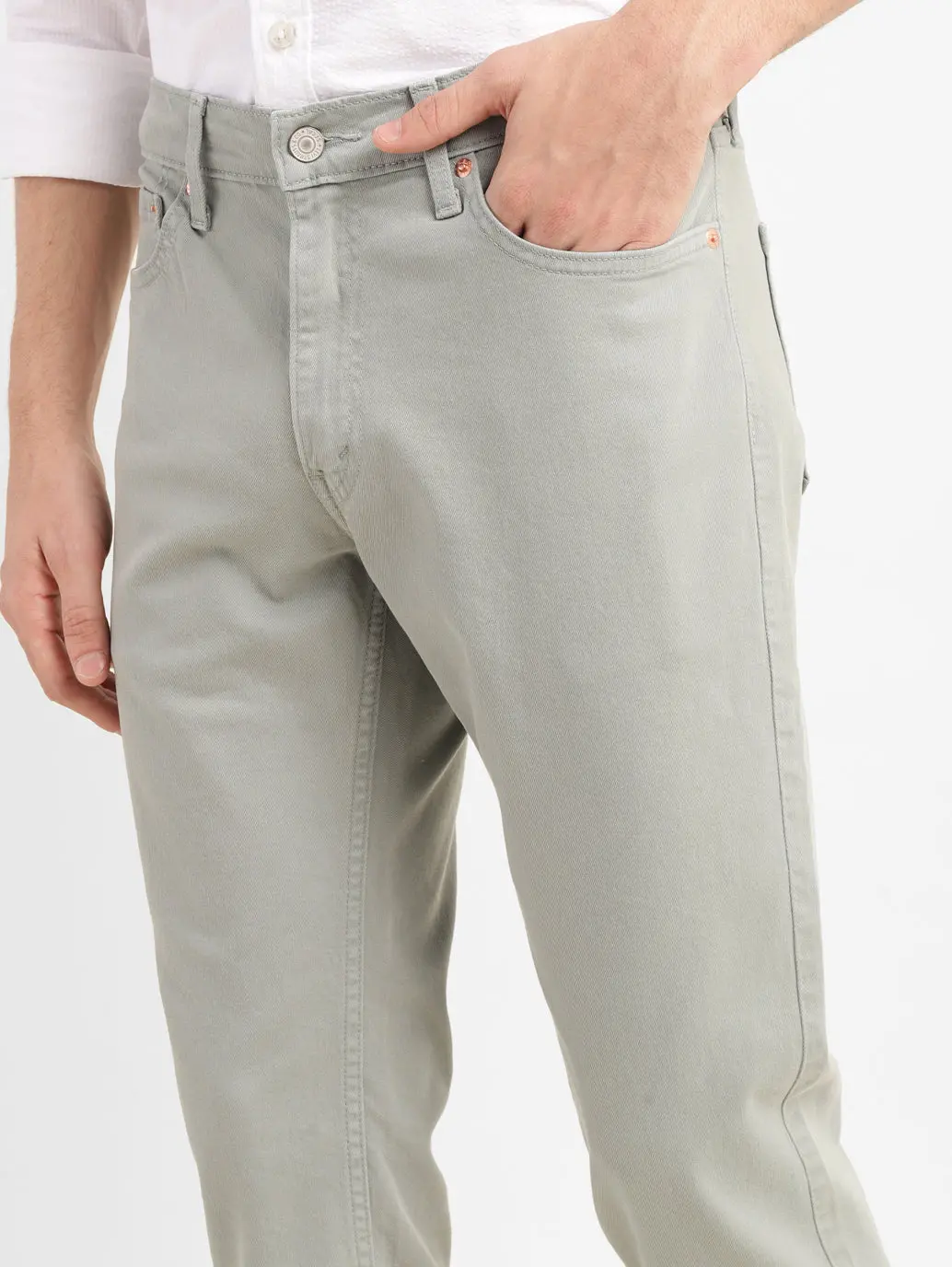 Men's 511 Grey Slim Fit Mid Rise Jeans 7