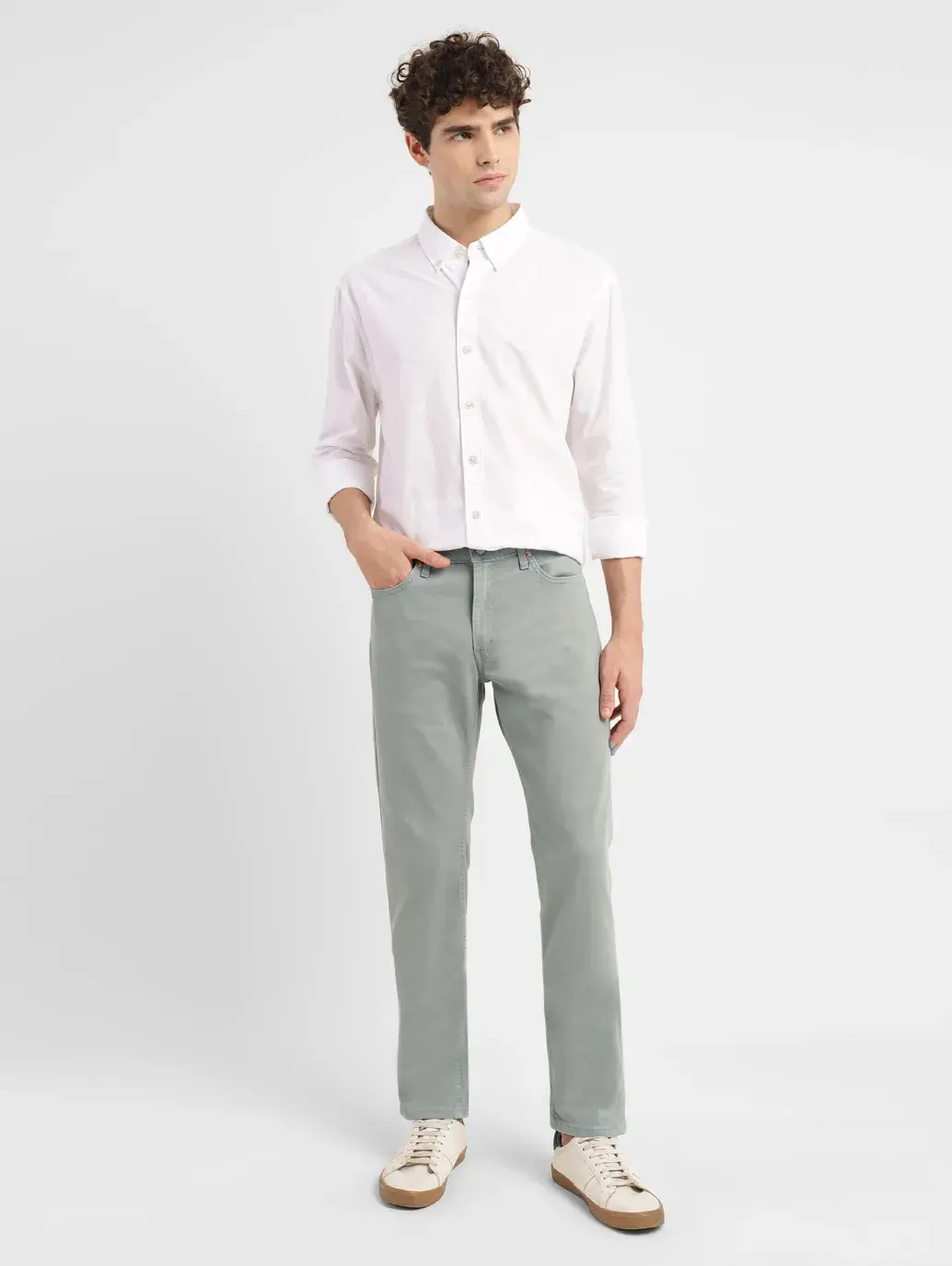 Men's 511 Grey Slim Fit Mid Rise Jeans 7