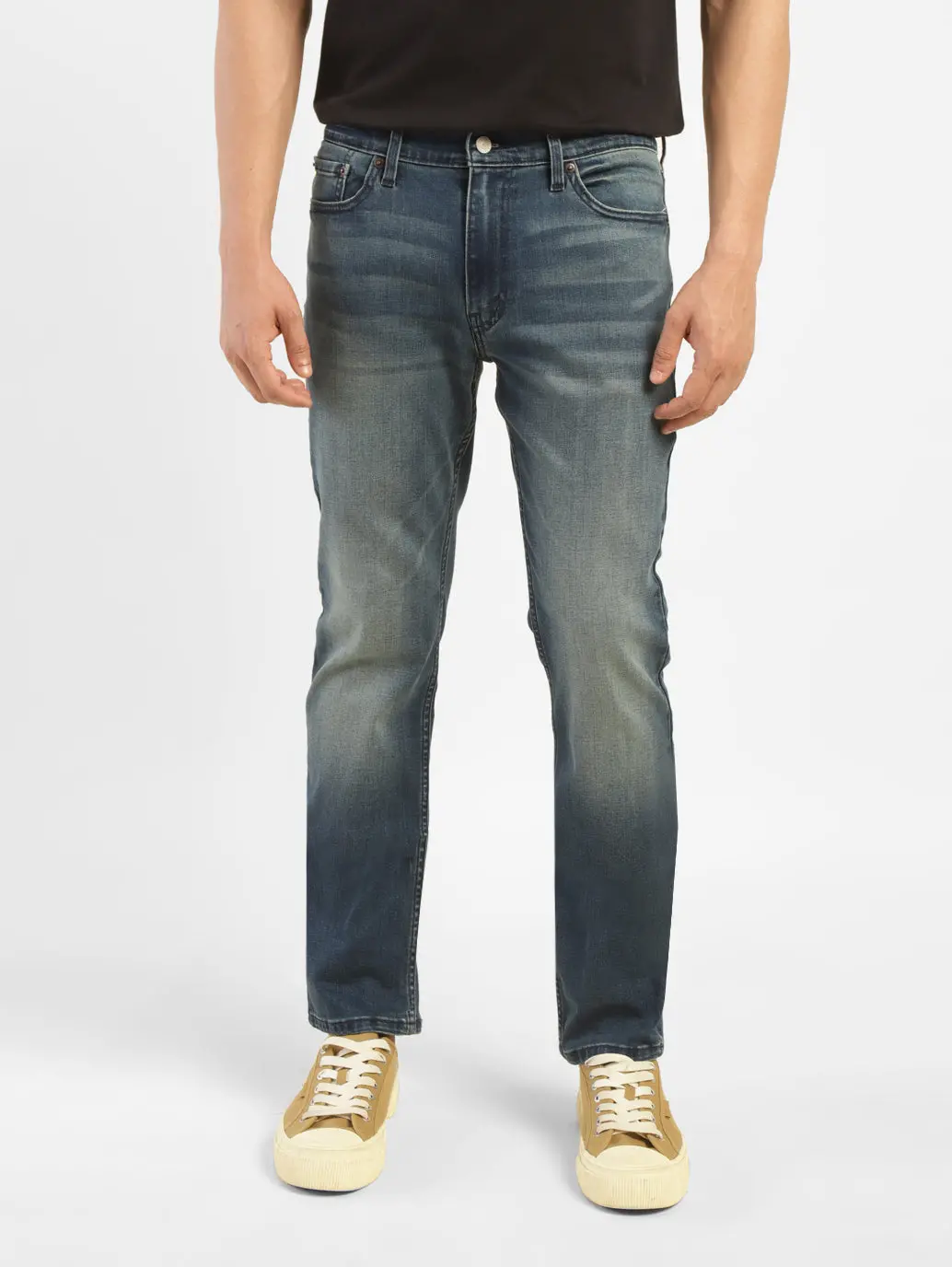 Men's 511 Blue Slim Fit Mid Rise Jeans 1