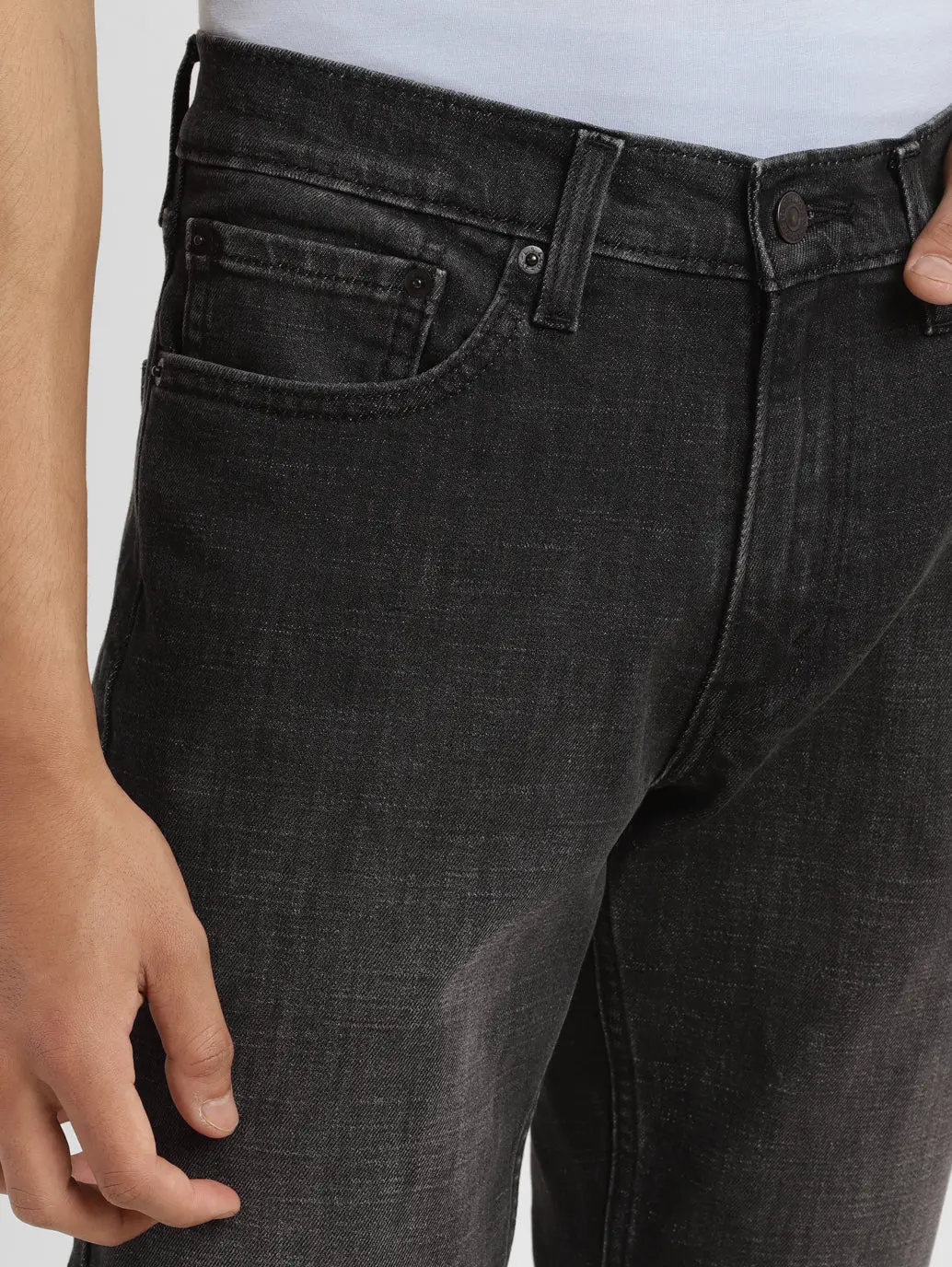Men's 511 Grey Slim Fit Mid Rise Jeans 7