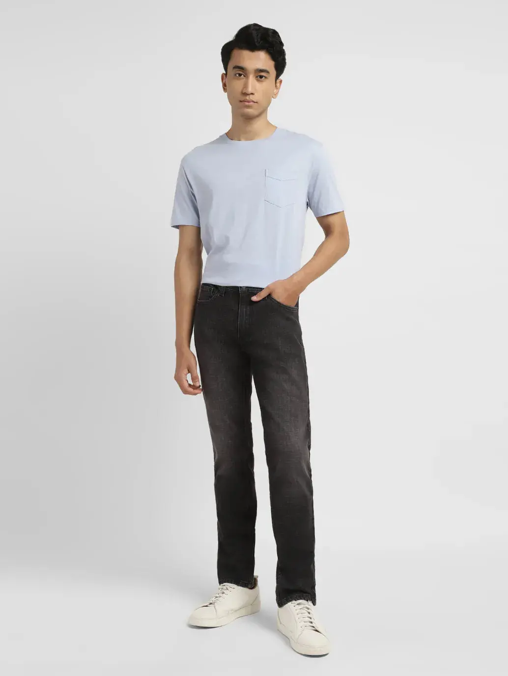 Men's 511 Grey Slim Fit Mid Rise Jeans 7