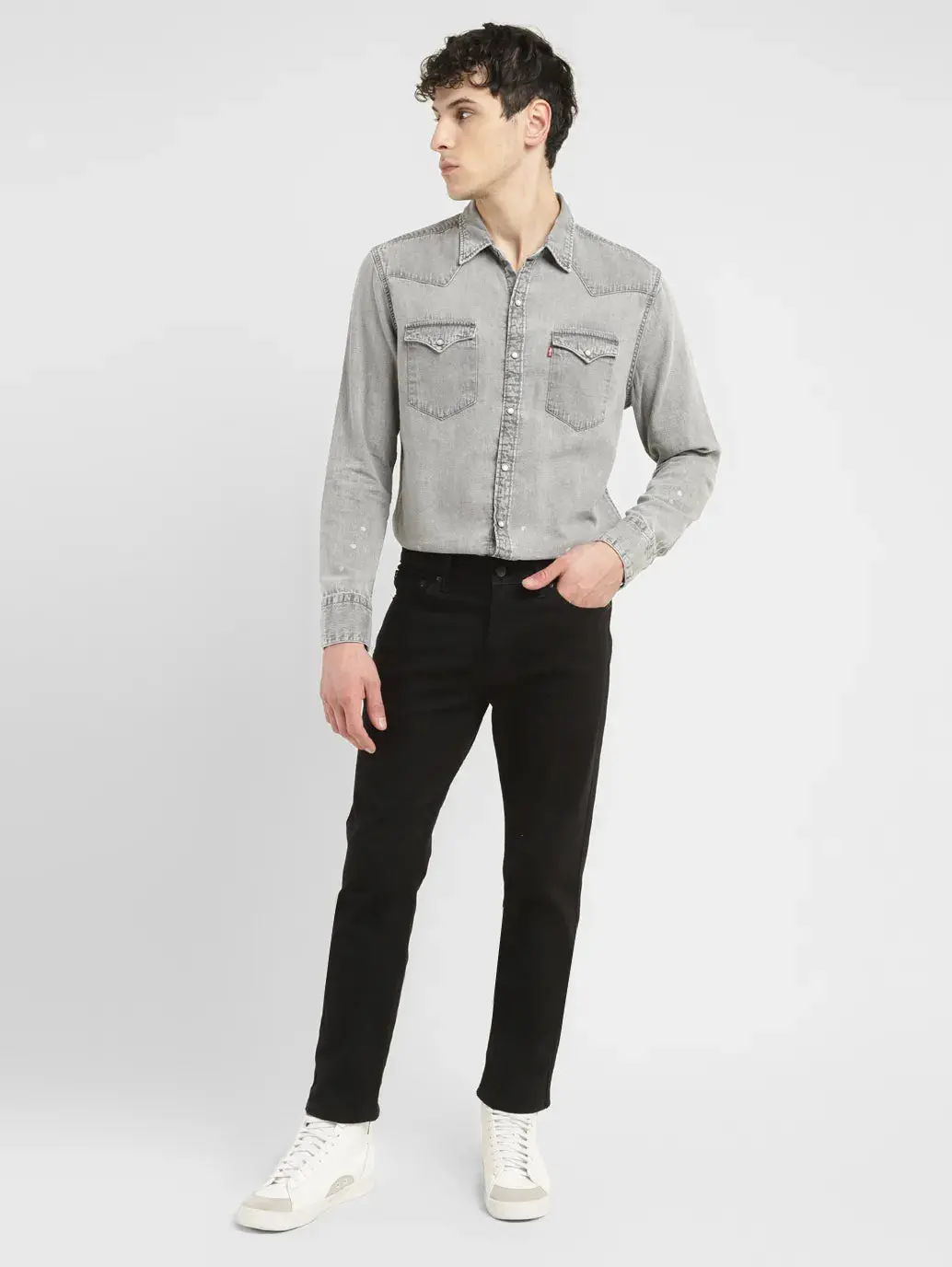 Men's 511 Black Slim Fit Mid Rise Jeans 1