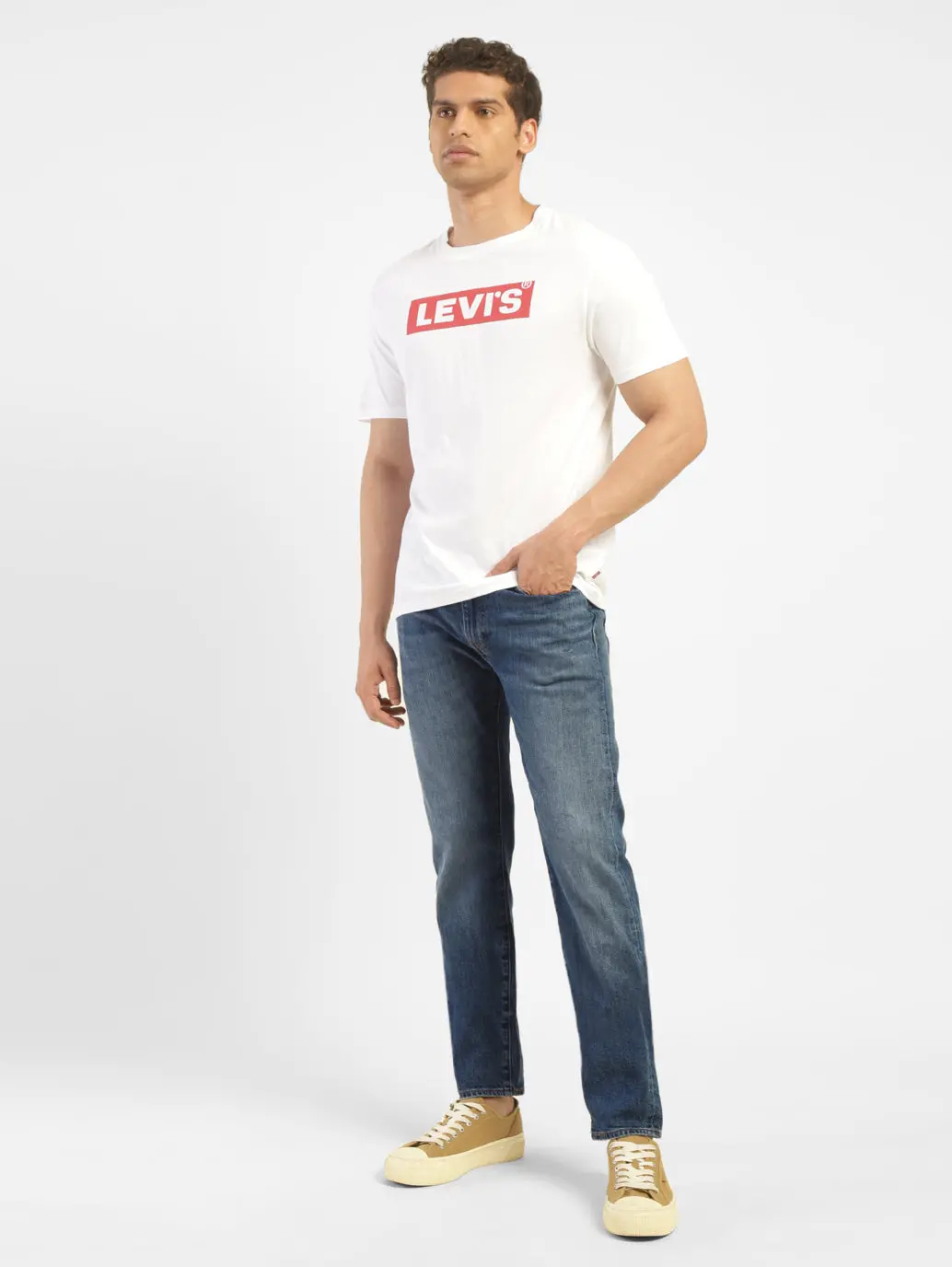 Men's 511 Blue Slim Fit Mid Rise Jeans 2