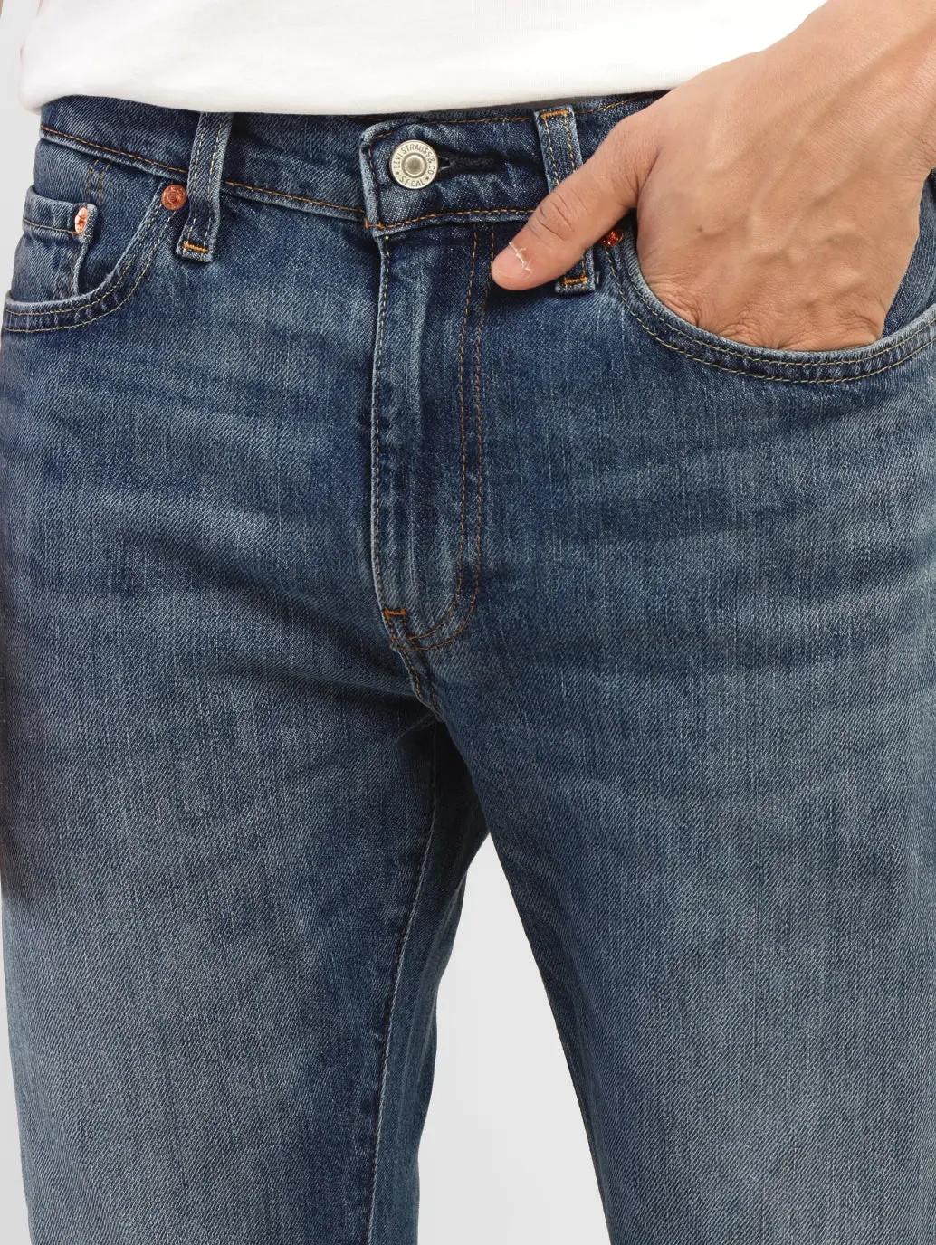 Men's 511 Blue Slim Fit Mid Rise Jeans 6